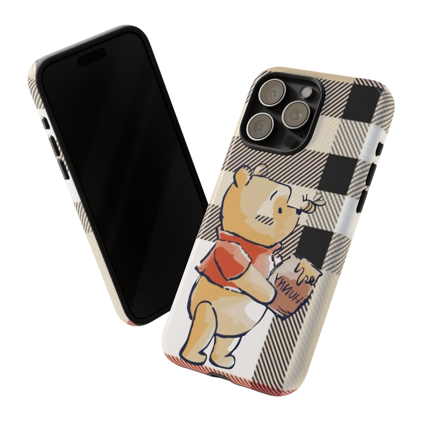 Cute Animal Phone Case, Winnie the Pooh Design, Gift for Kids, Character Case,