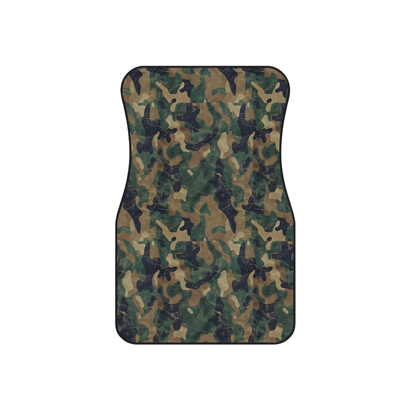 Army Ol'Camo Car Mats Set, Universal Carpet Floor Liner Mat for Car Decor