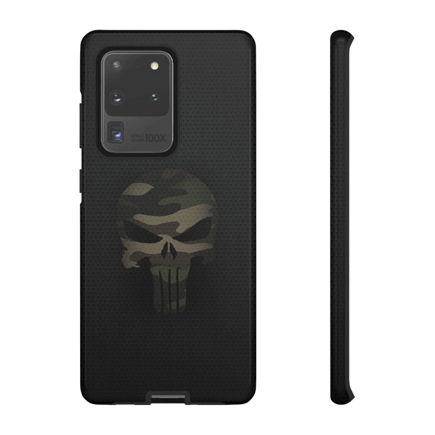 Camo Green Tough Case For iPhone, Samsung Galaxy, Jake Skull Punisher Graphic