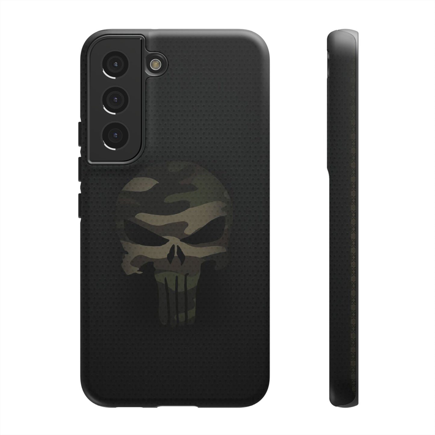 Camo Green Tough Case For iPhone, Samsung Galaxy, Pixel, Punisher Graphic