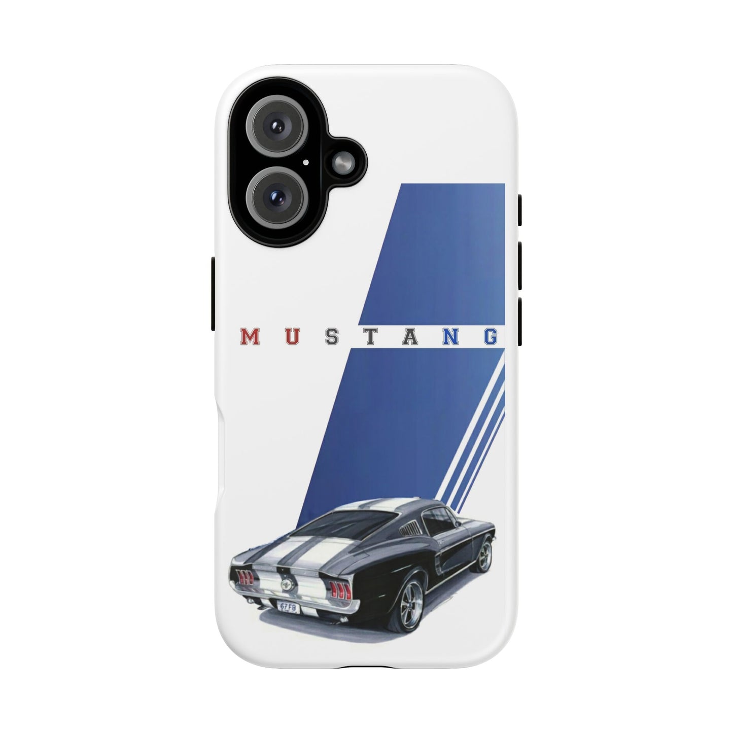 Mustang Car Art Tough Cases For iPhones, Samsung Galaxy and Google Pixel