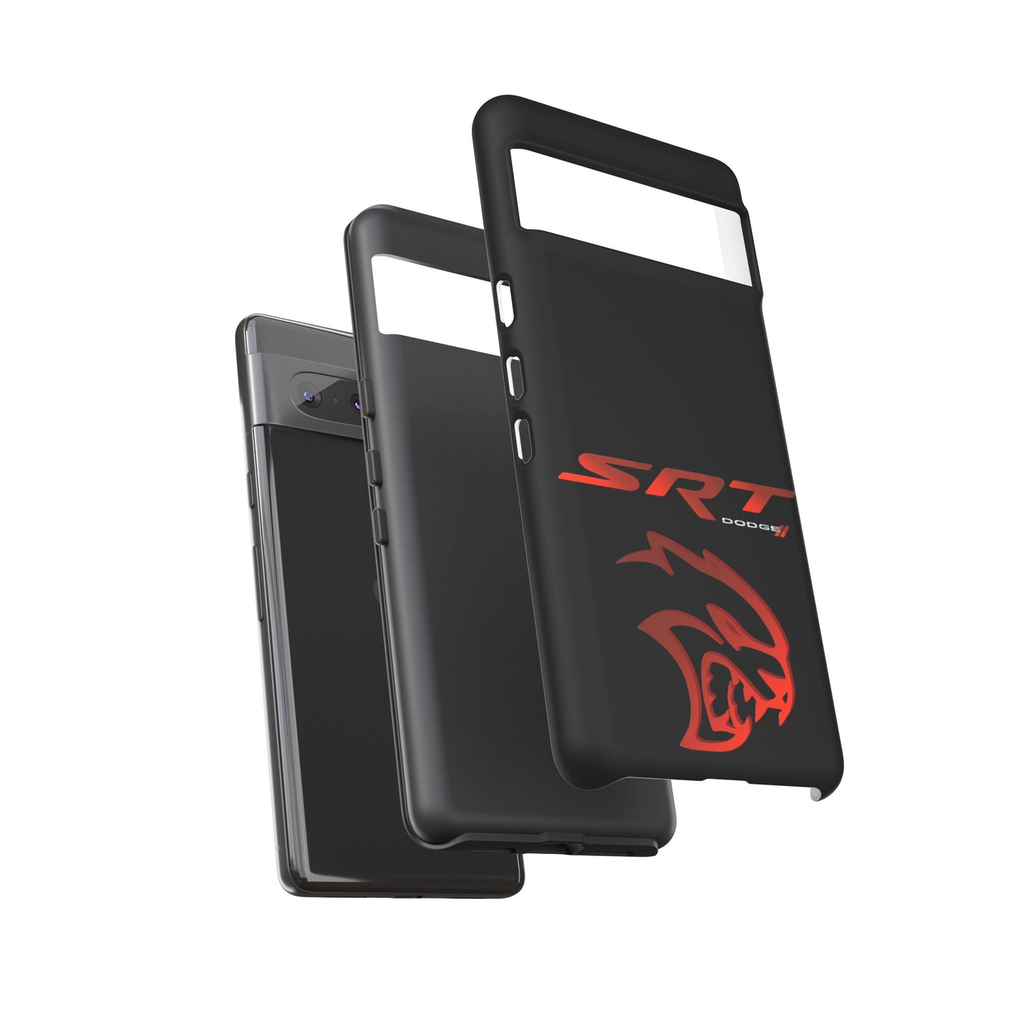 Black SRT Tough Case for iPhones, Galaxy Phones and Google Pixel