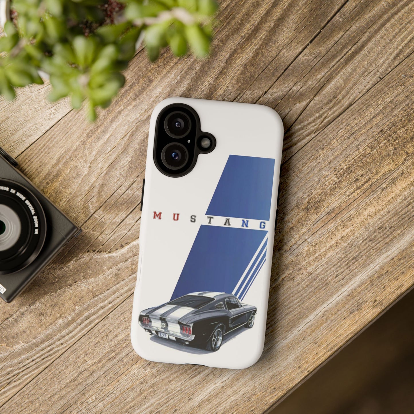 Mustang Car Art Tough Cases For iPhones, Samsung Galaxy and Google Pixel