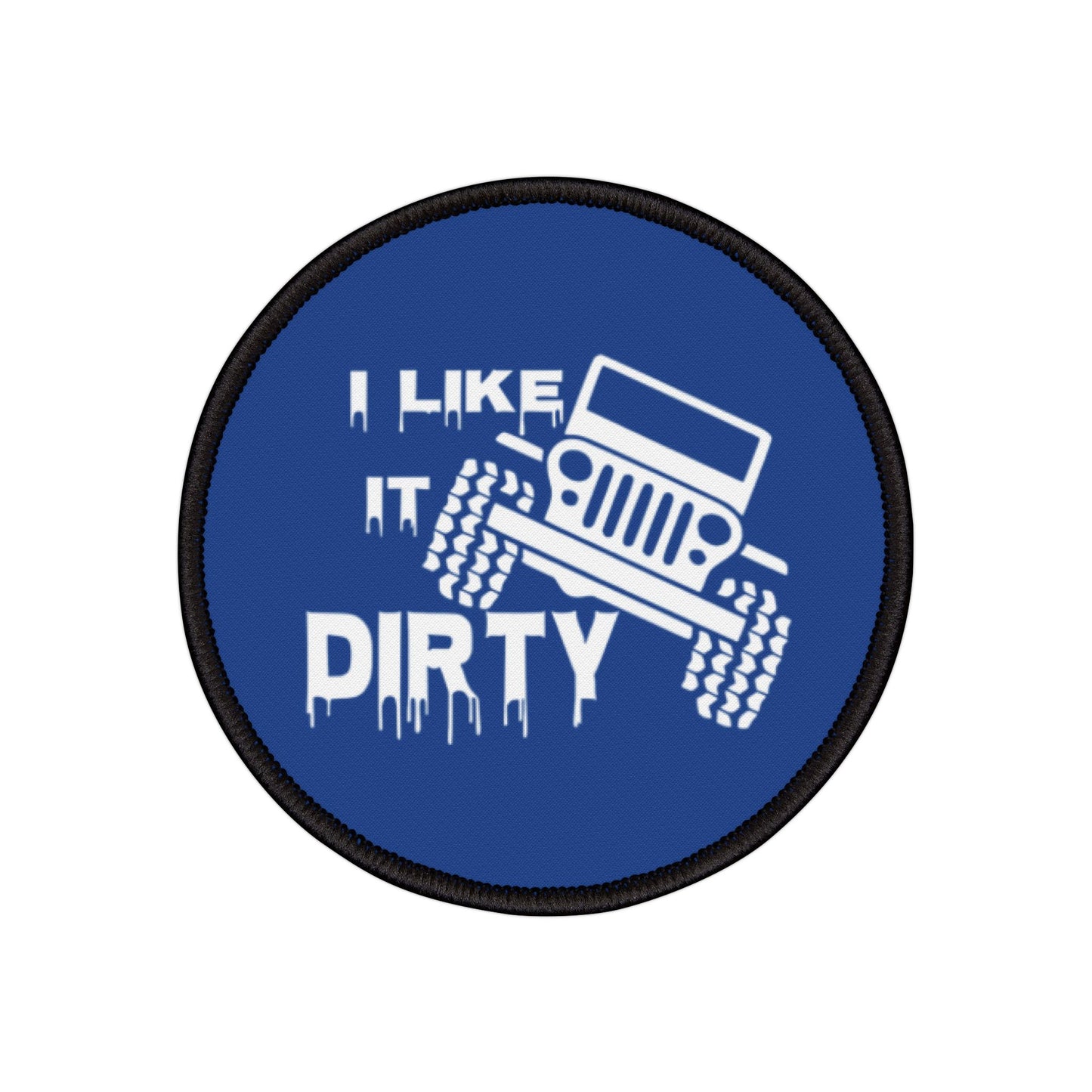 Jeep-Themed Iron-On Patches | I Like It Dirty, Car Enthusiast Gift, Adventure