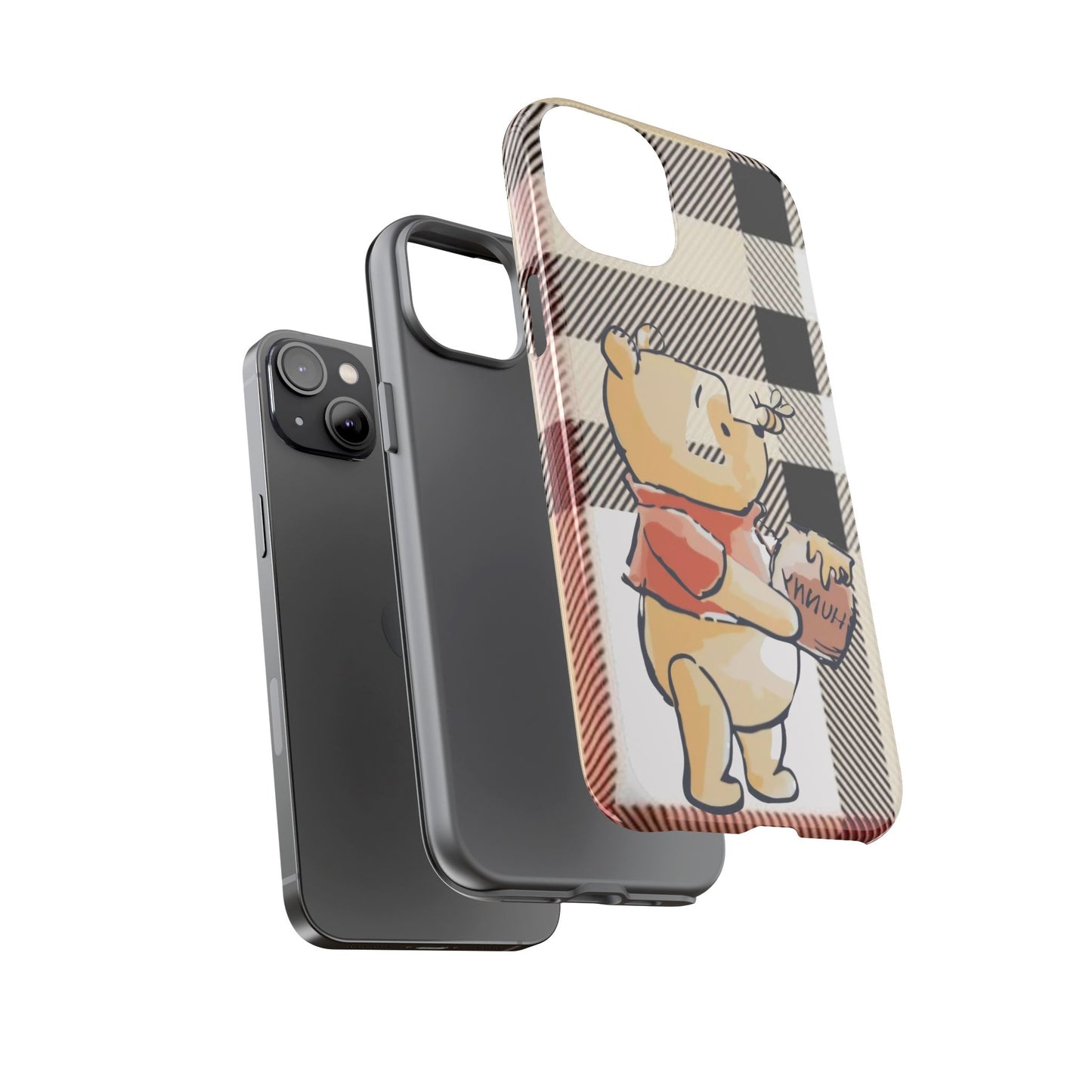 Cute Animal Phone Case, Winnie the Pooh Design, Gift for Kids, Character Case,