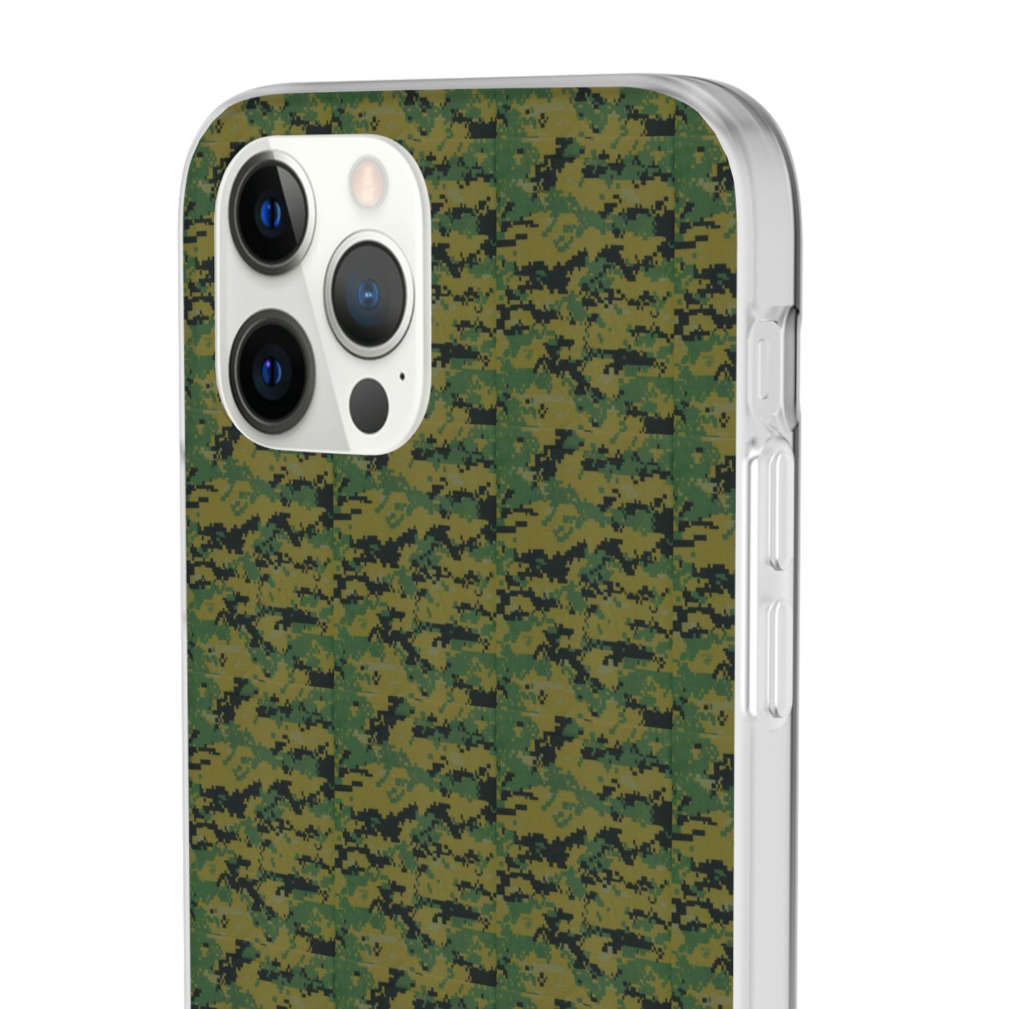 Marapat Pixelated Camo Flexible Phone Cases For iPhone and Samsung Galaxy