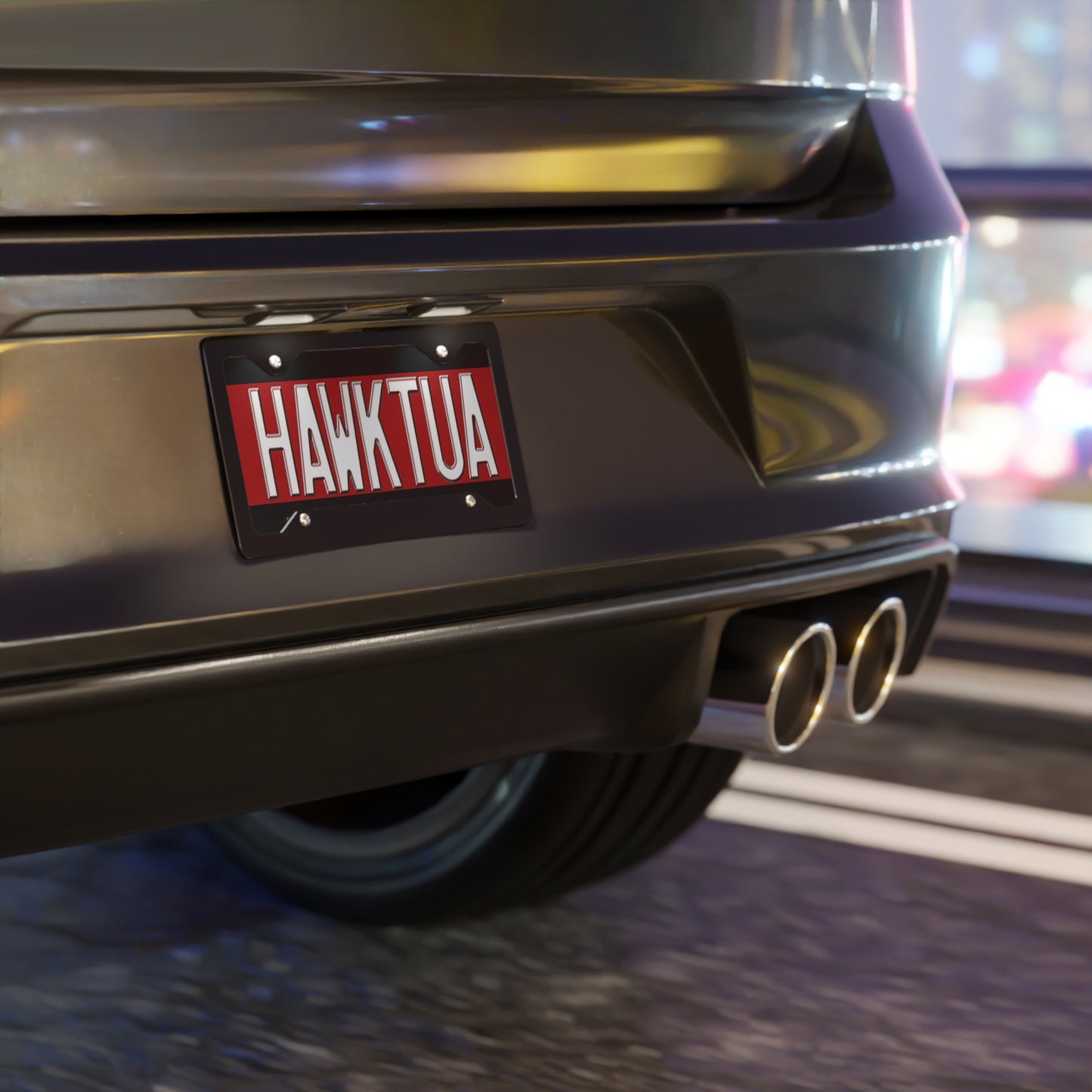 HAWKTUA Novelty Front Vanity License Plate, Custom Adult Humor Car Tag