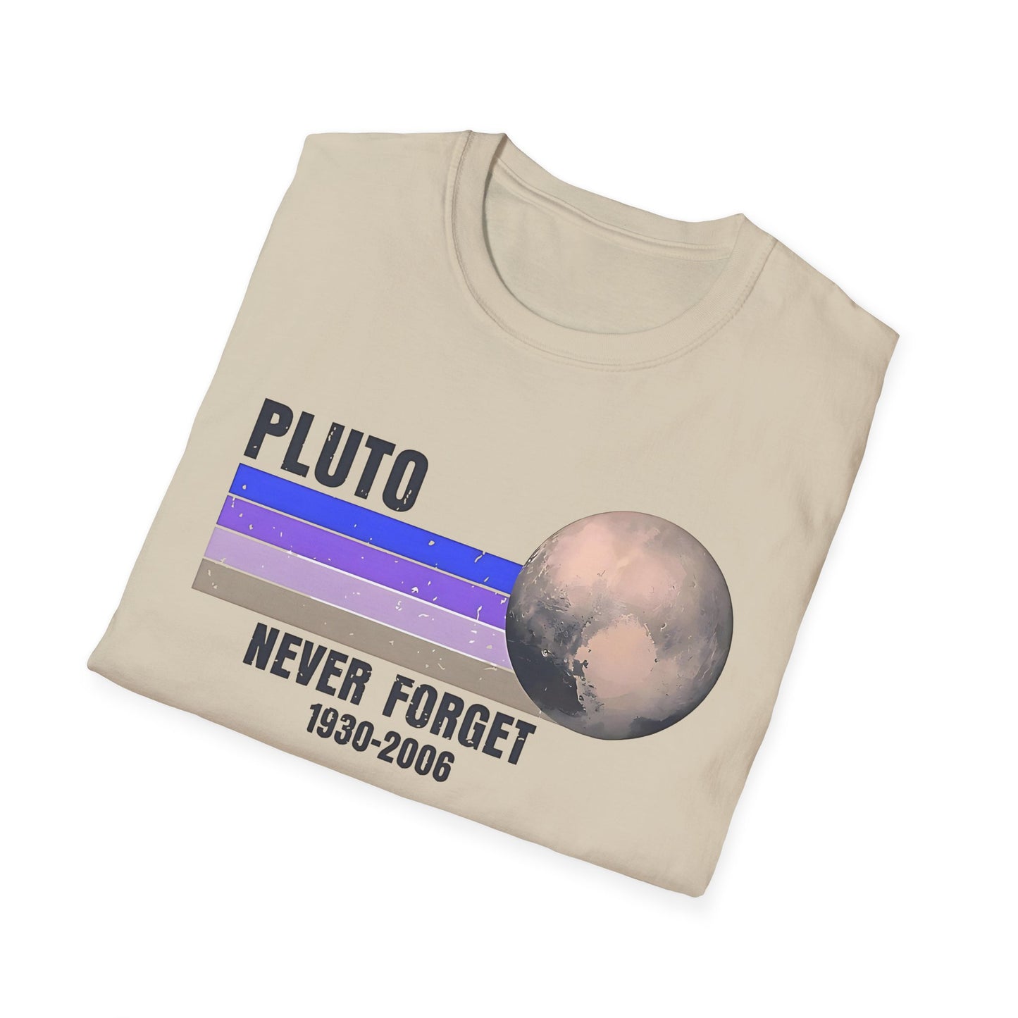 Retro Pluto Never Forget T-Shirt, Space Lover Gift, Astronomy Tee, Nostalgia