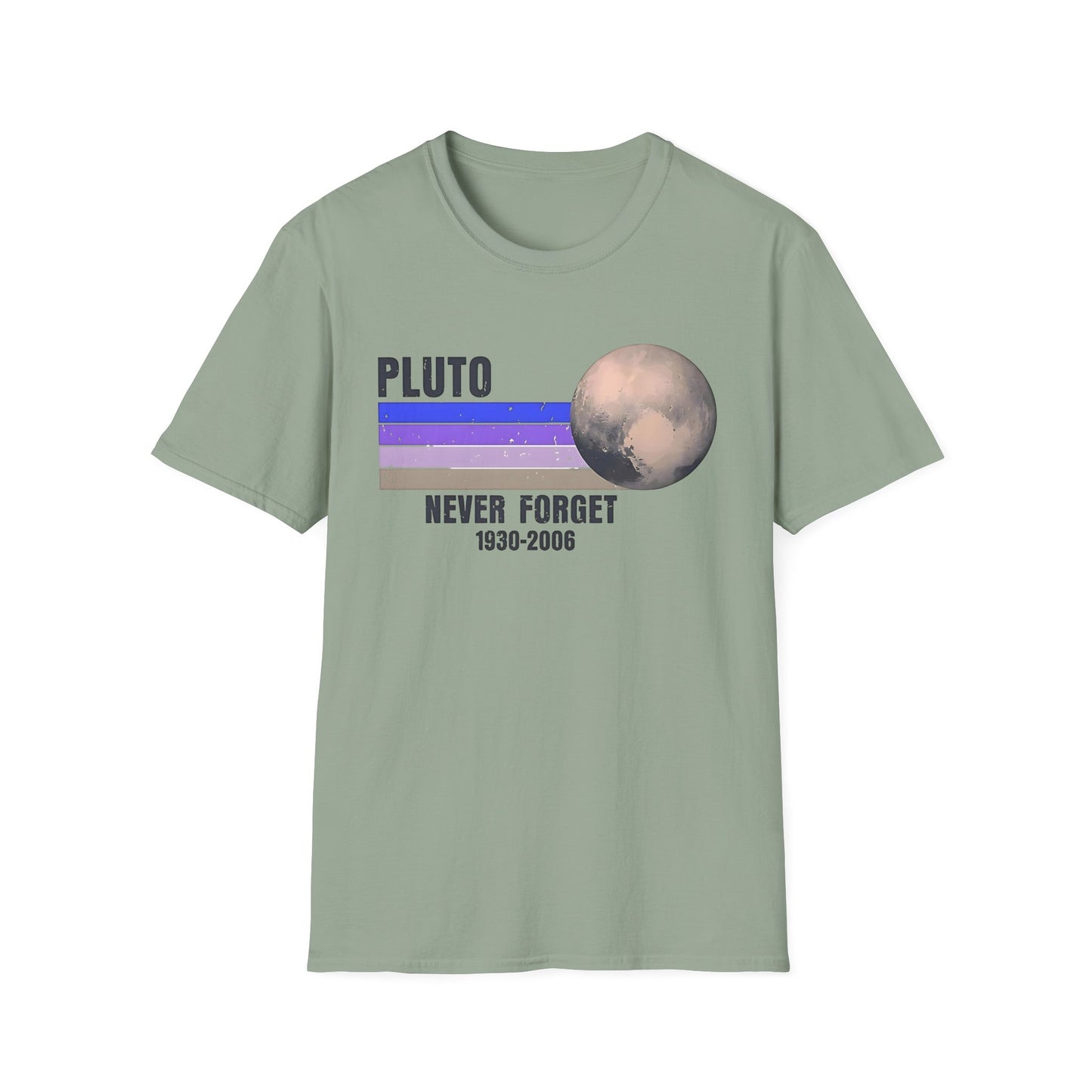 Retro Pluto Never Forget T-Shirt, Space Lover Gift, Astronomy Tee, Nostalgia