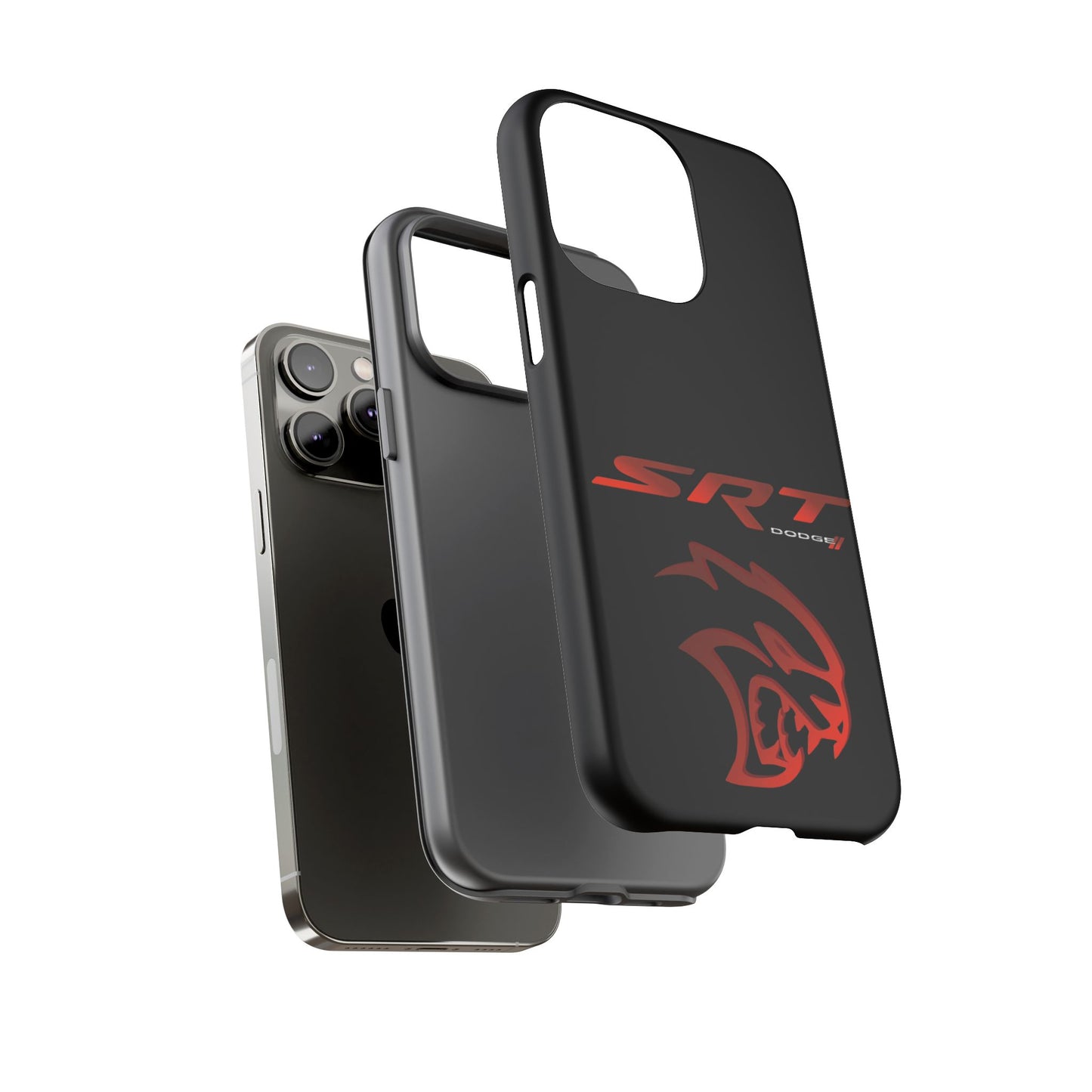 Black SRT Tough Case for iPhones, Galaxy Phones and Google Pixel