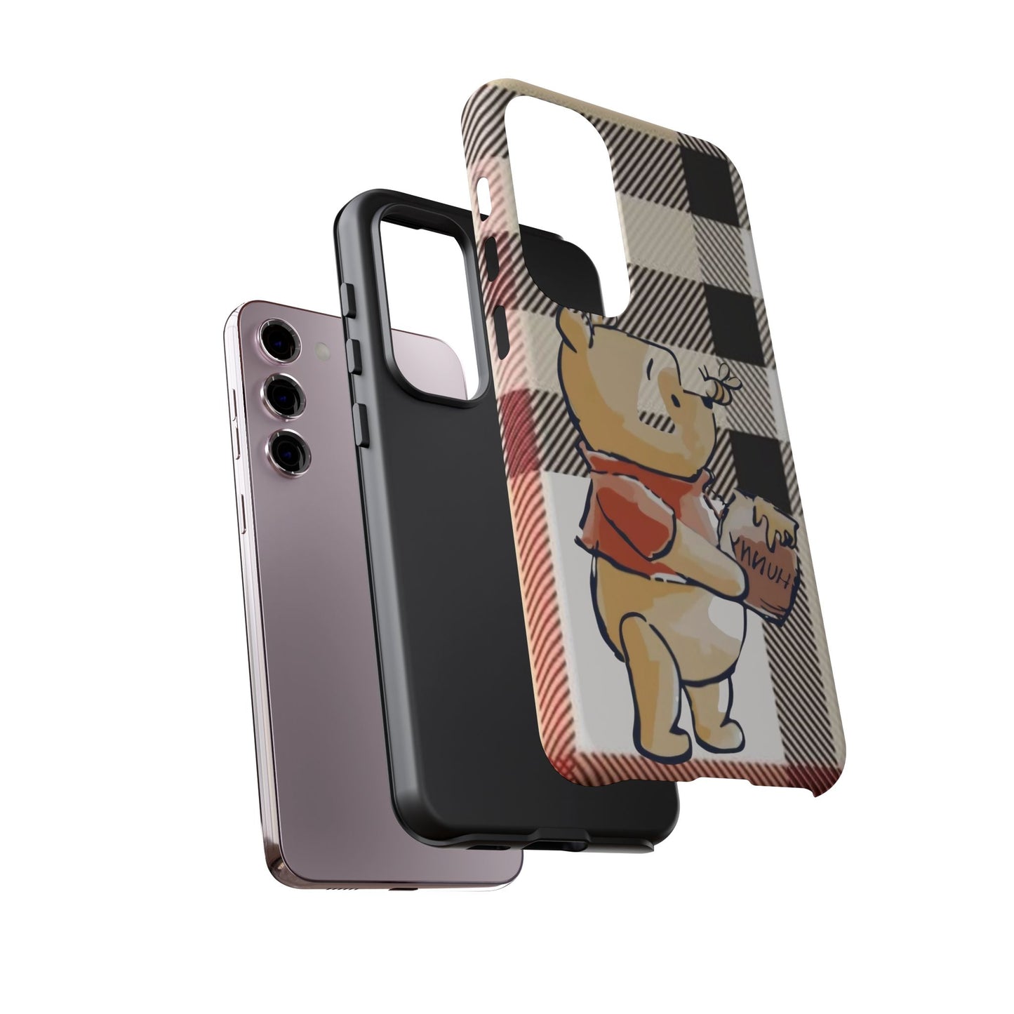 Cute Animal Phone Case, Winnie the Pooh Design, Gift for Kids, Character Case,