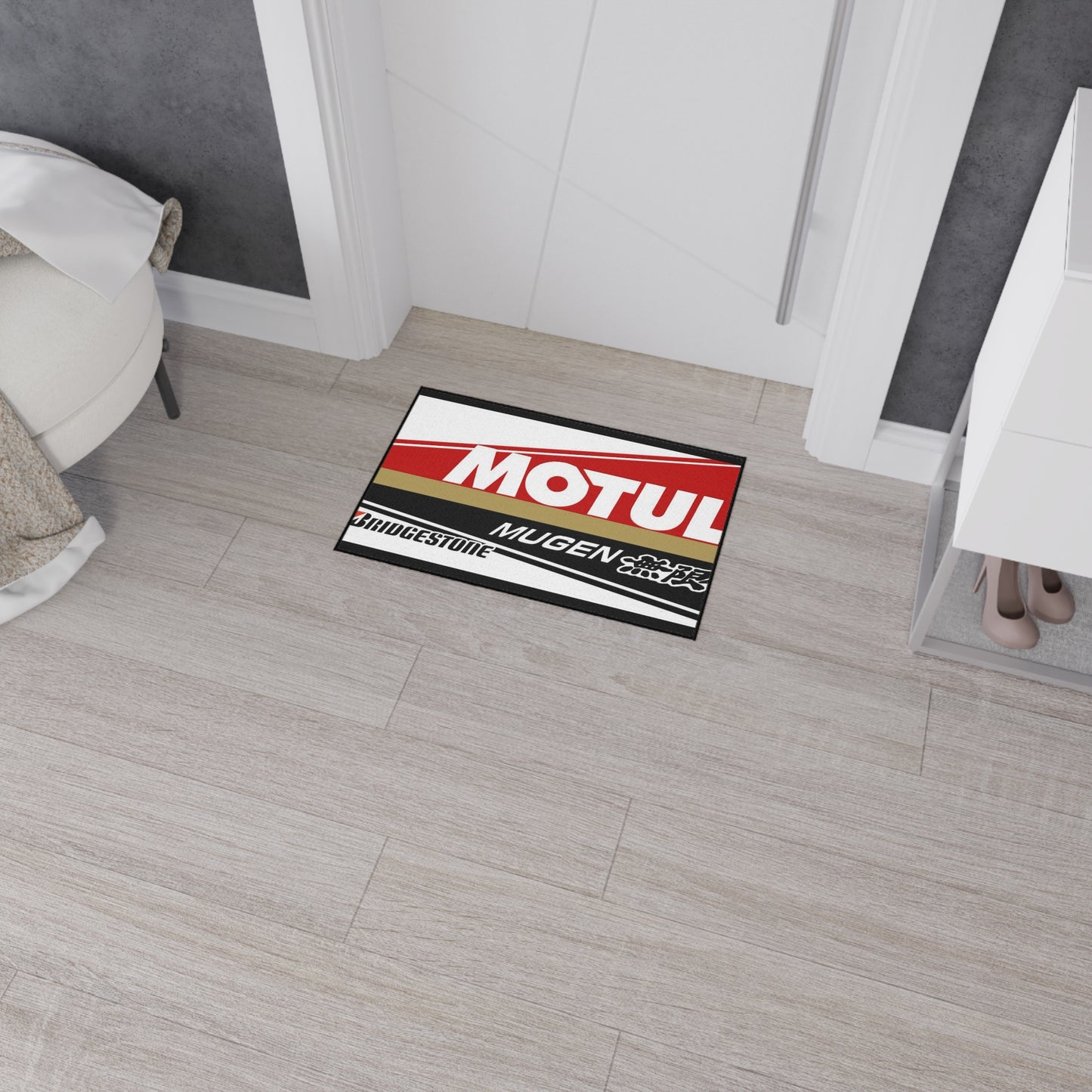 Motul Mugen Racing Heavy-Duty Floor Mat – Garage & Workshop Entrance Mat