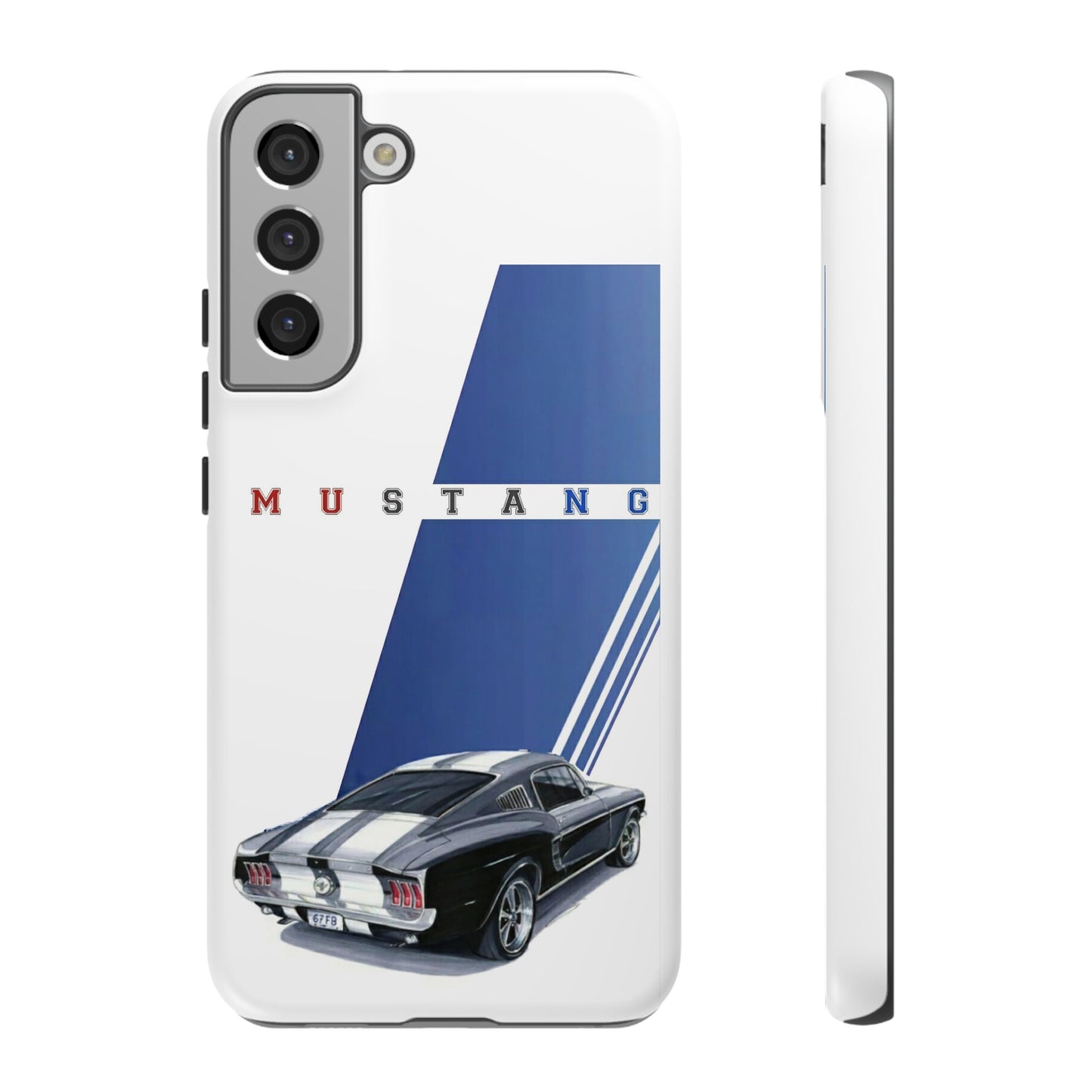 Mustang Car Art Tough Cases For iPhones, Samsung Galaxy and Google Pixel