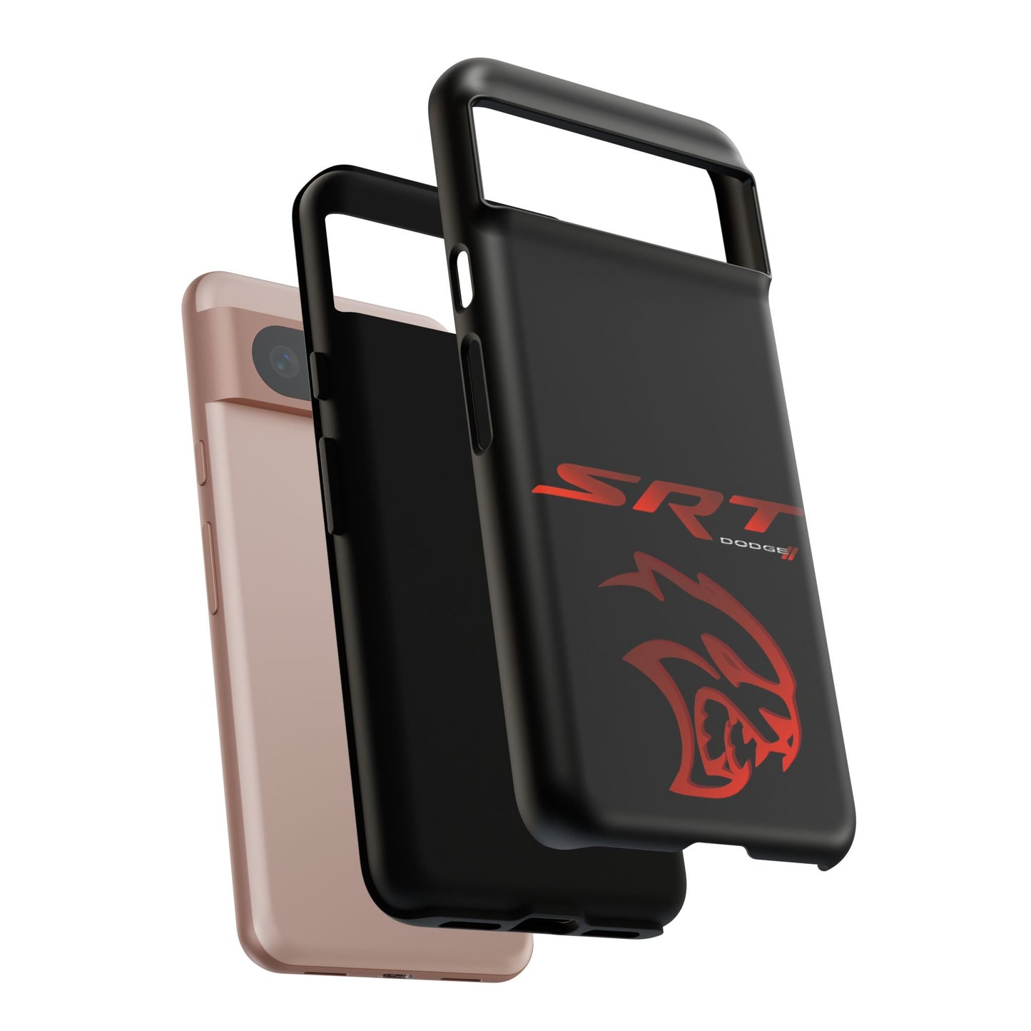 Black SRT Tough Case for iPhones, Galaxy Phones and Google Pixel