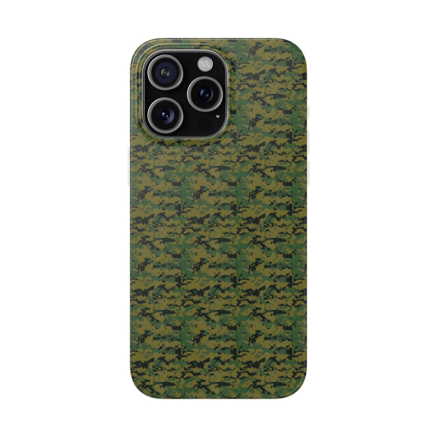 Marapat Pixelated Camo Flexible Phone Cases For iPhone and Samsung Galaxy