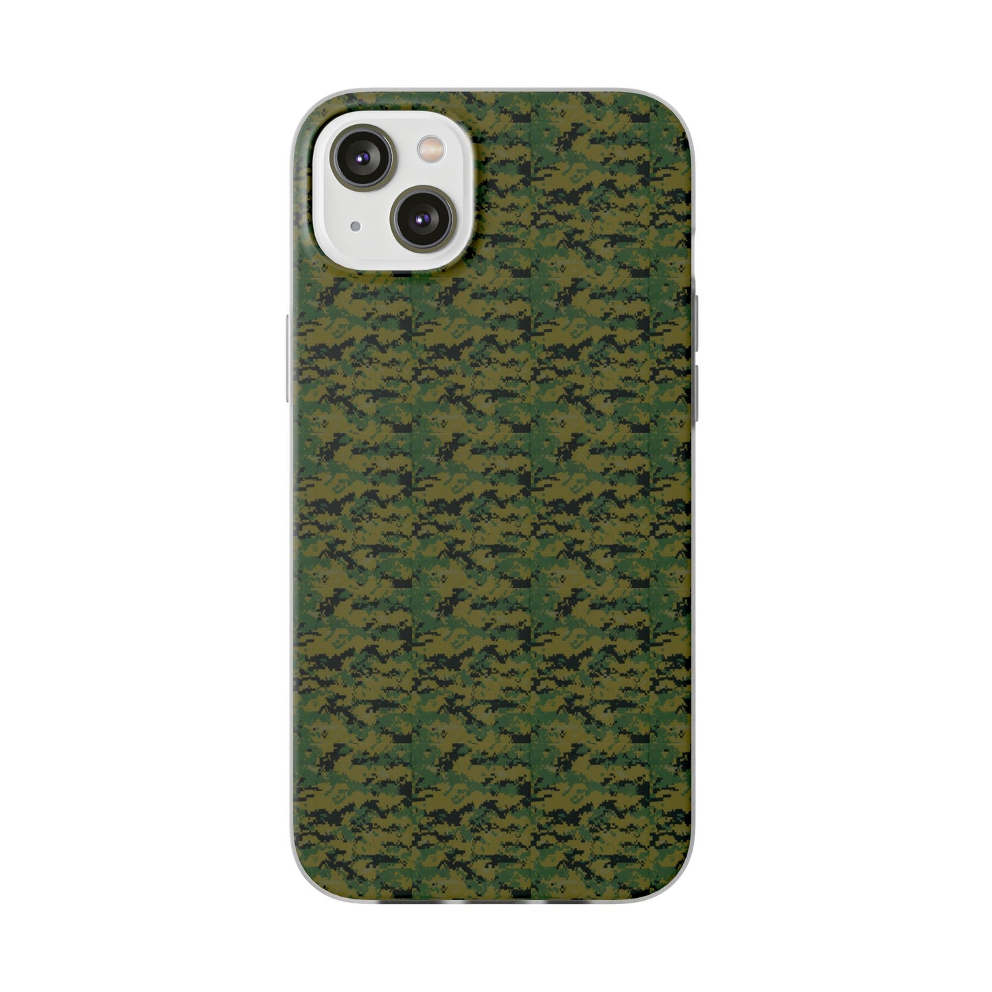 Marapat Pixelated Camo Flexible Phone Cases For iPhone and Samsung Galaxy