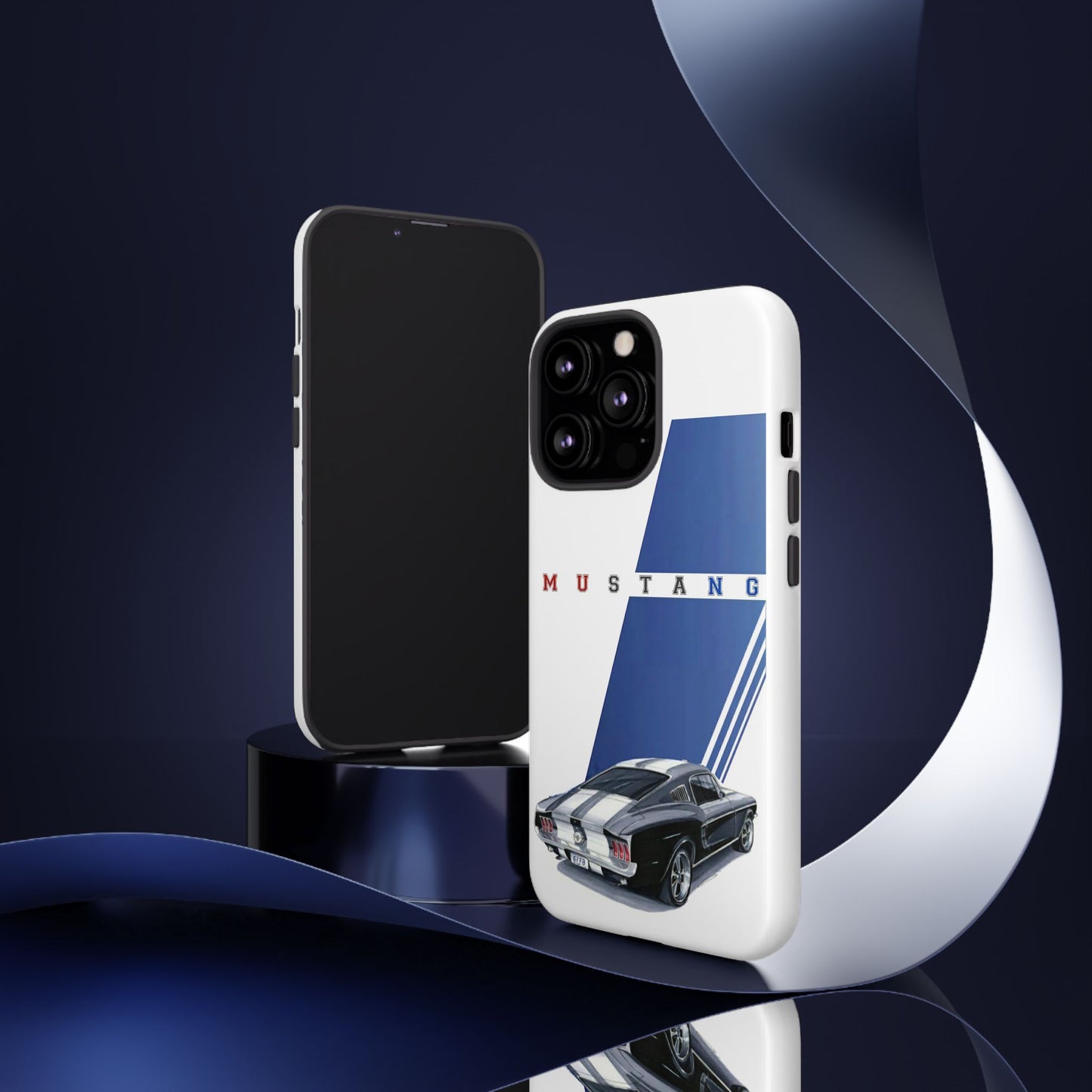 Mustang Car Art Tough Cases For iPhones, Samsung Galaxy and Google Pixel