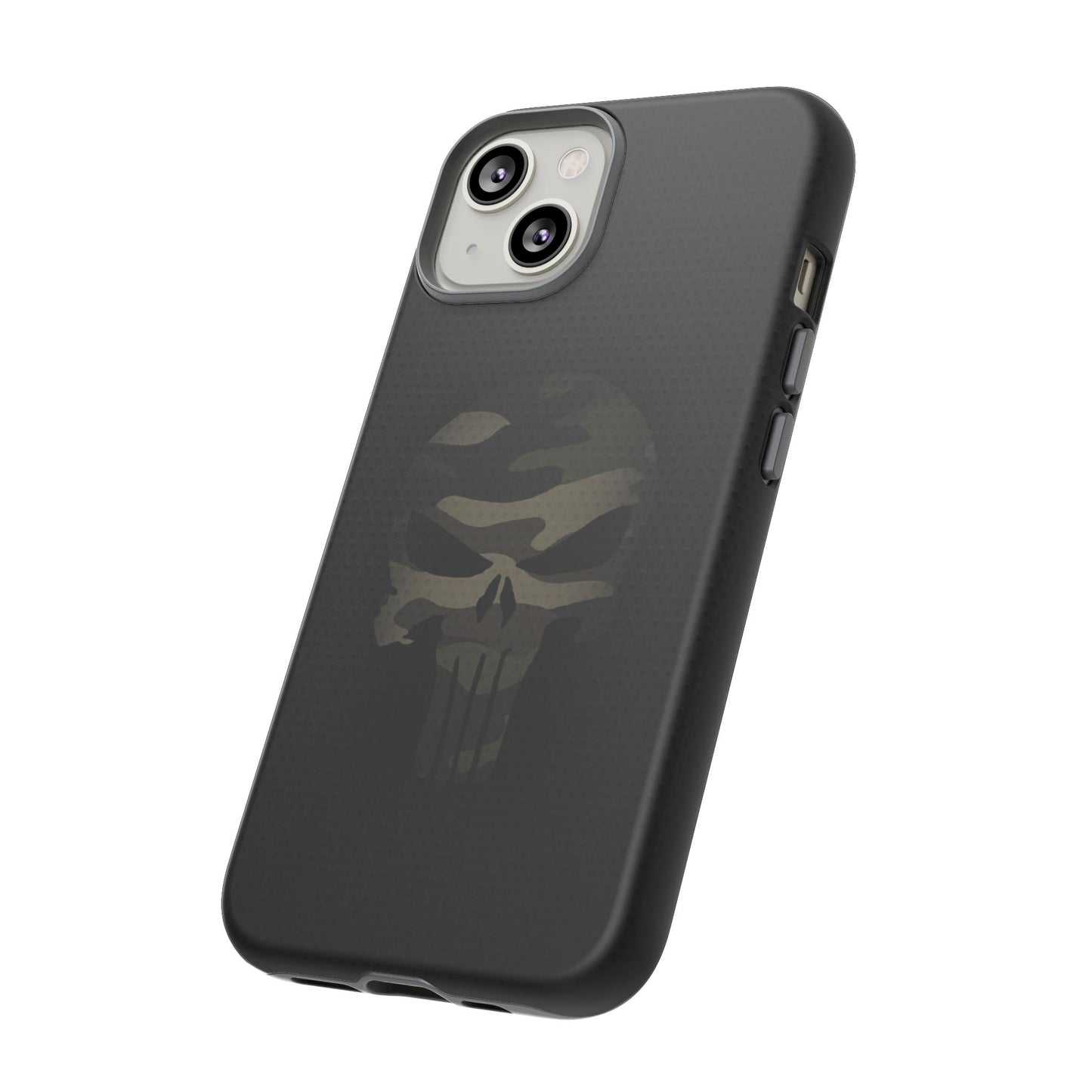 Camo Green Tough Case For iPhone, Samsung Galaxy, Jake Skull Punisher Graphic