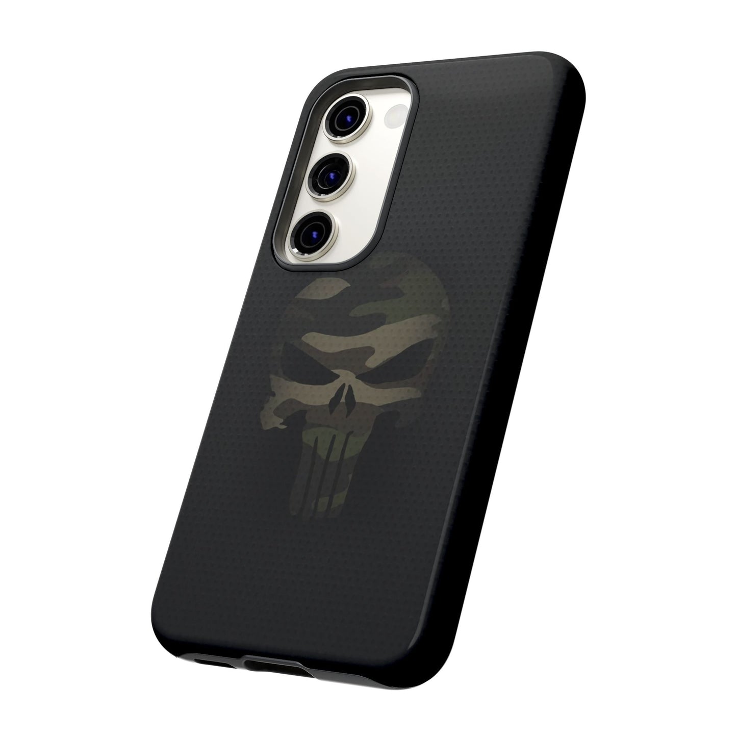 Camo Green Tough Case For iPhone, Samsung Galaxy, Jake Skull Punisher Graphic