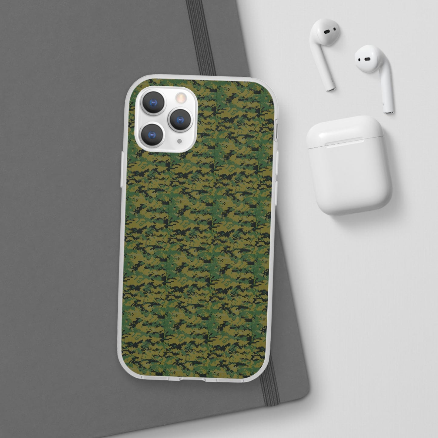 Marapat Pixelated Camo Flexible Phone Cases For iPhone and Samsung Galaxy