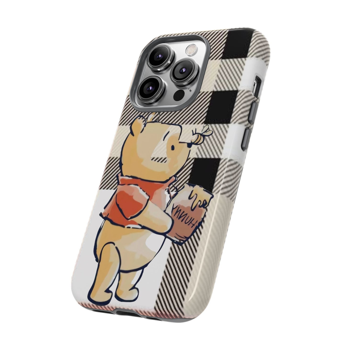 Cute Animal Phone Case, Winnie the Pooh Design, Gift for Kids, Character Case,