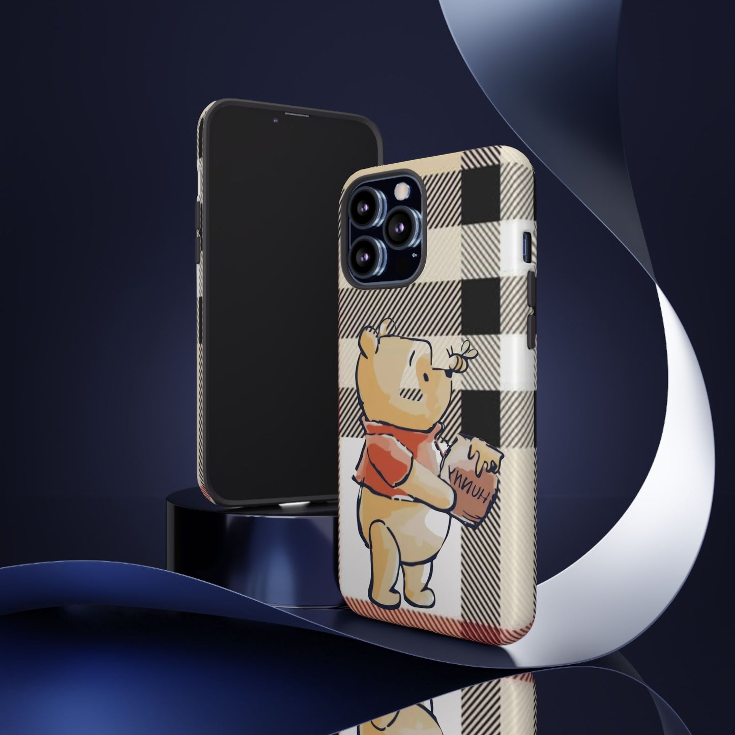 Cute Animal Phone Case, Winnie the Pooh Design, Gift for Kids, Character Case,