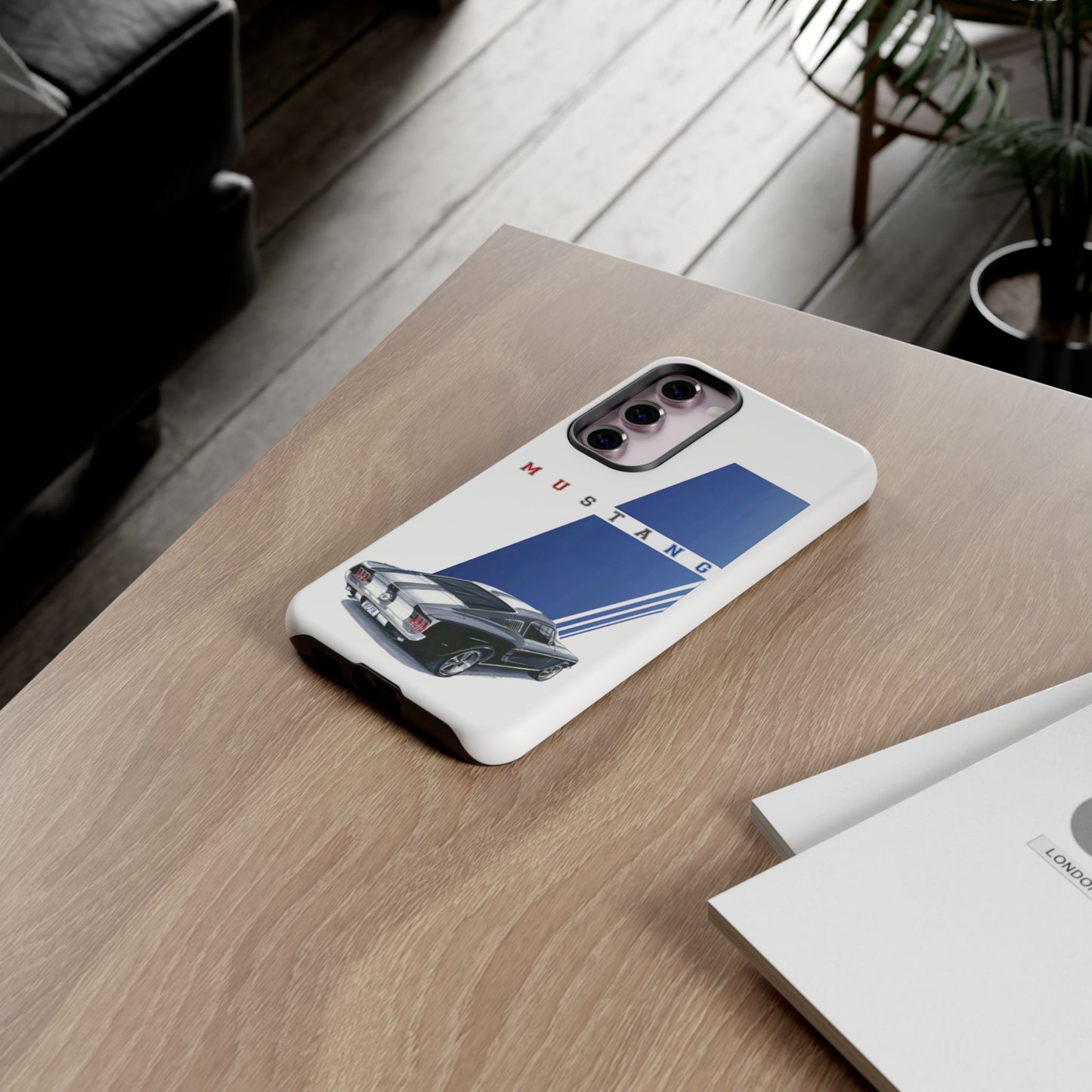 Mustang Car Art Tough Cases For iPhones, Samsung Galaxy and Google Pixel