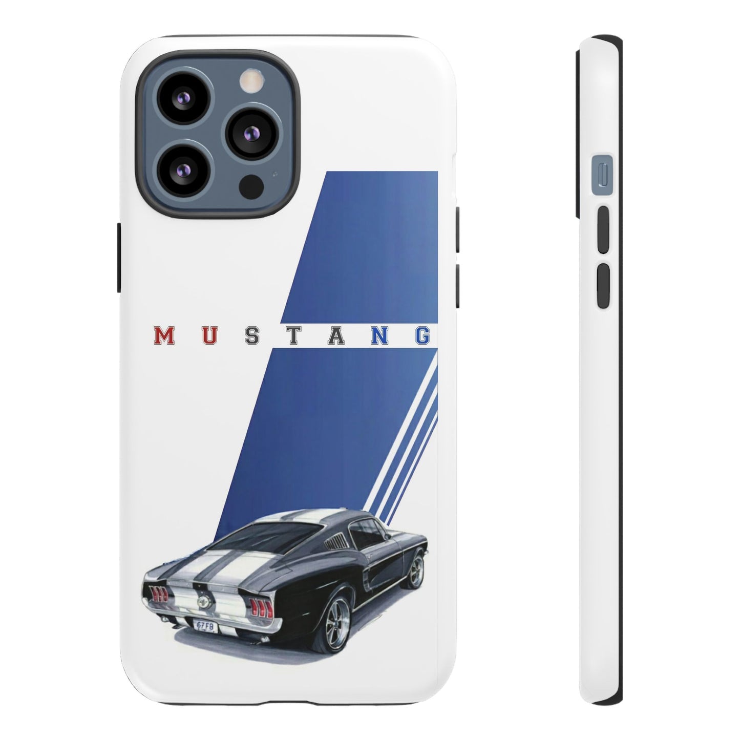 Mustang Car Art Tough Cases For iPhones, Samsung Galaxy and Google Pixel