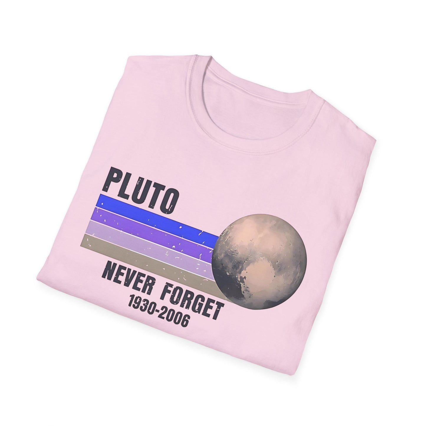 Retro Pluto Never Forget T-Shirt, Space Lover Gift, Astronomy Tee, Nostalgia