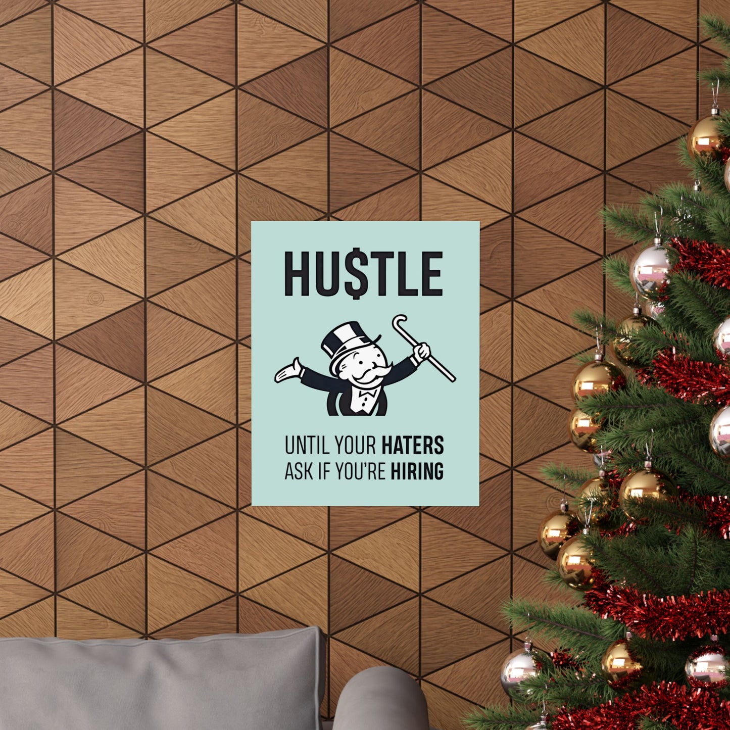 Hustle Until Your Haters Ask If You're Hiring Matte Vertical Posters