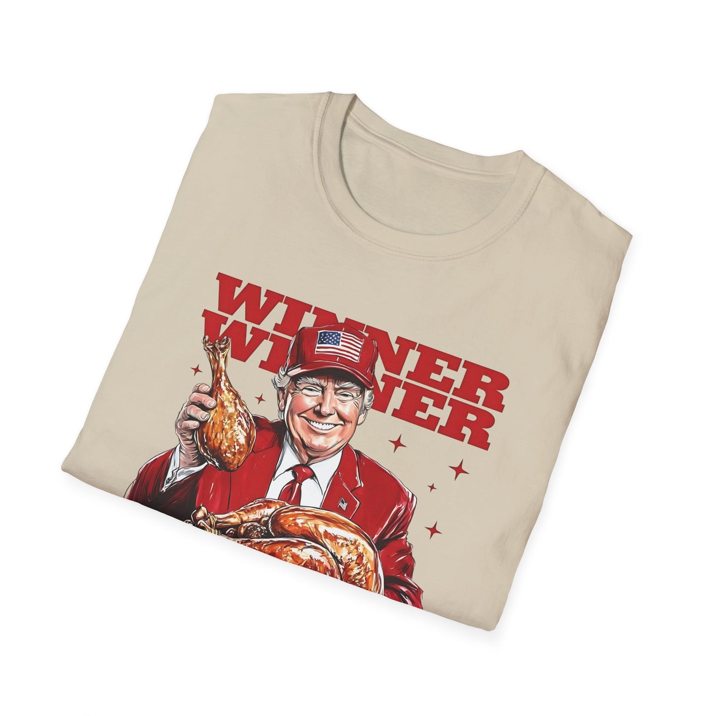 Trump 'Winner Winner Turkey Dinner' Graphic T-Shirt, President Inauguration