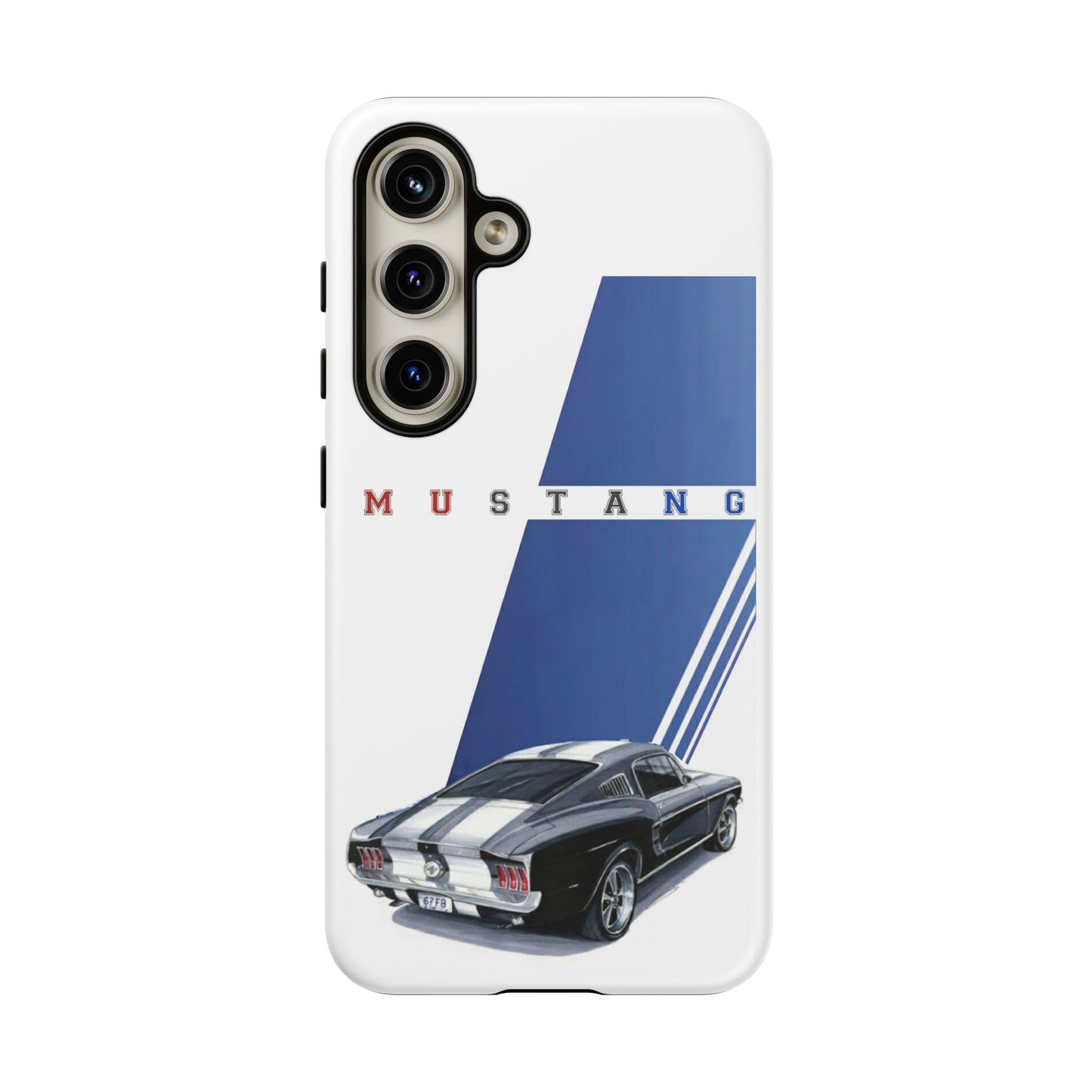 Mustang Car Art Tough Cases For iPhones, Samsung Galaxy and Google Pixel