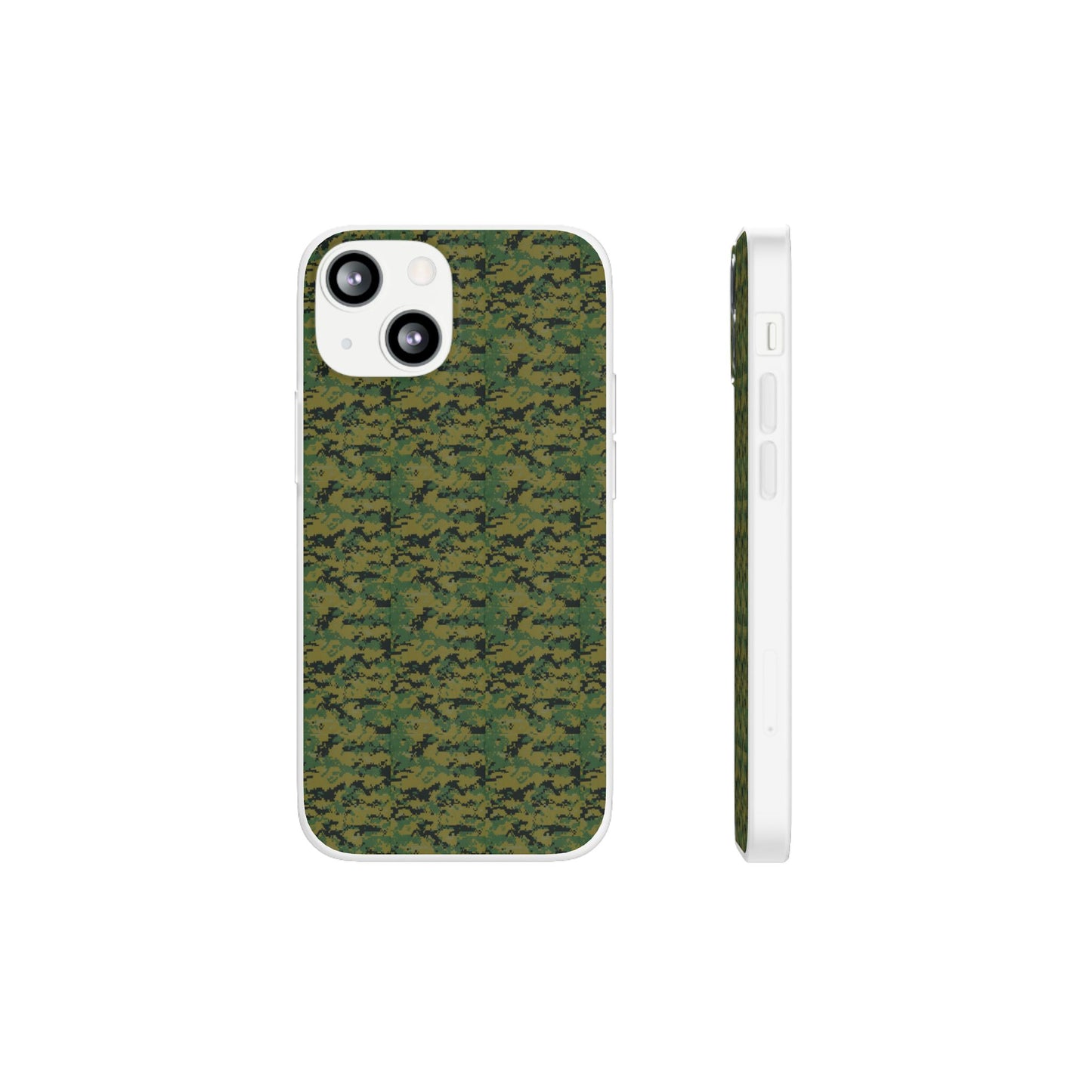 Marapat Pixelated Camo Flexible Phone Cases For iPhone and Samsung Galaxy