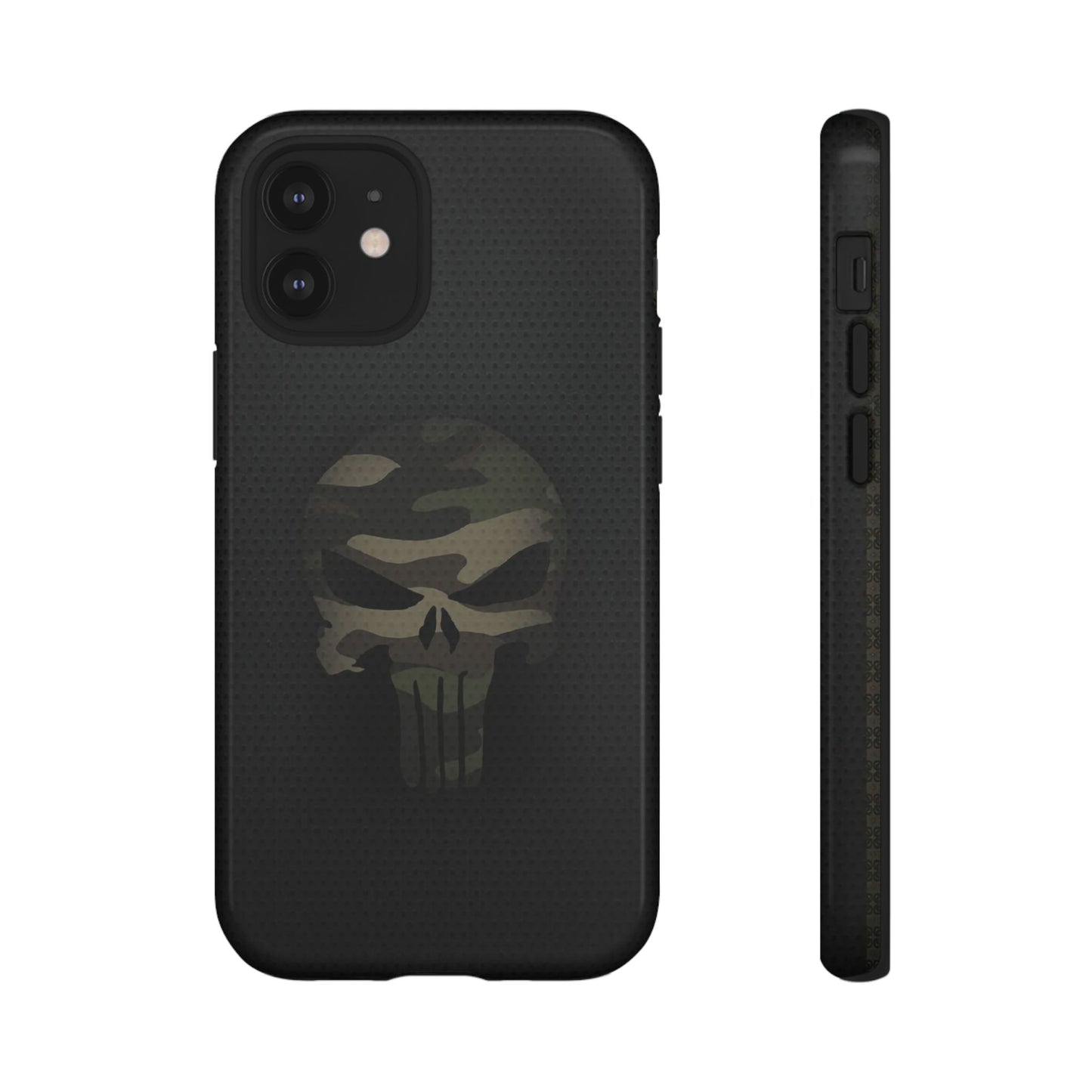 Camo Green Tough Case For iPhone, Samsung Galaxy, Jake Skull Punisher Graphic