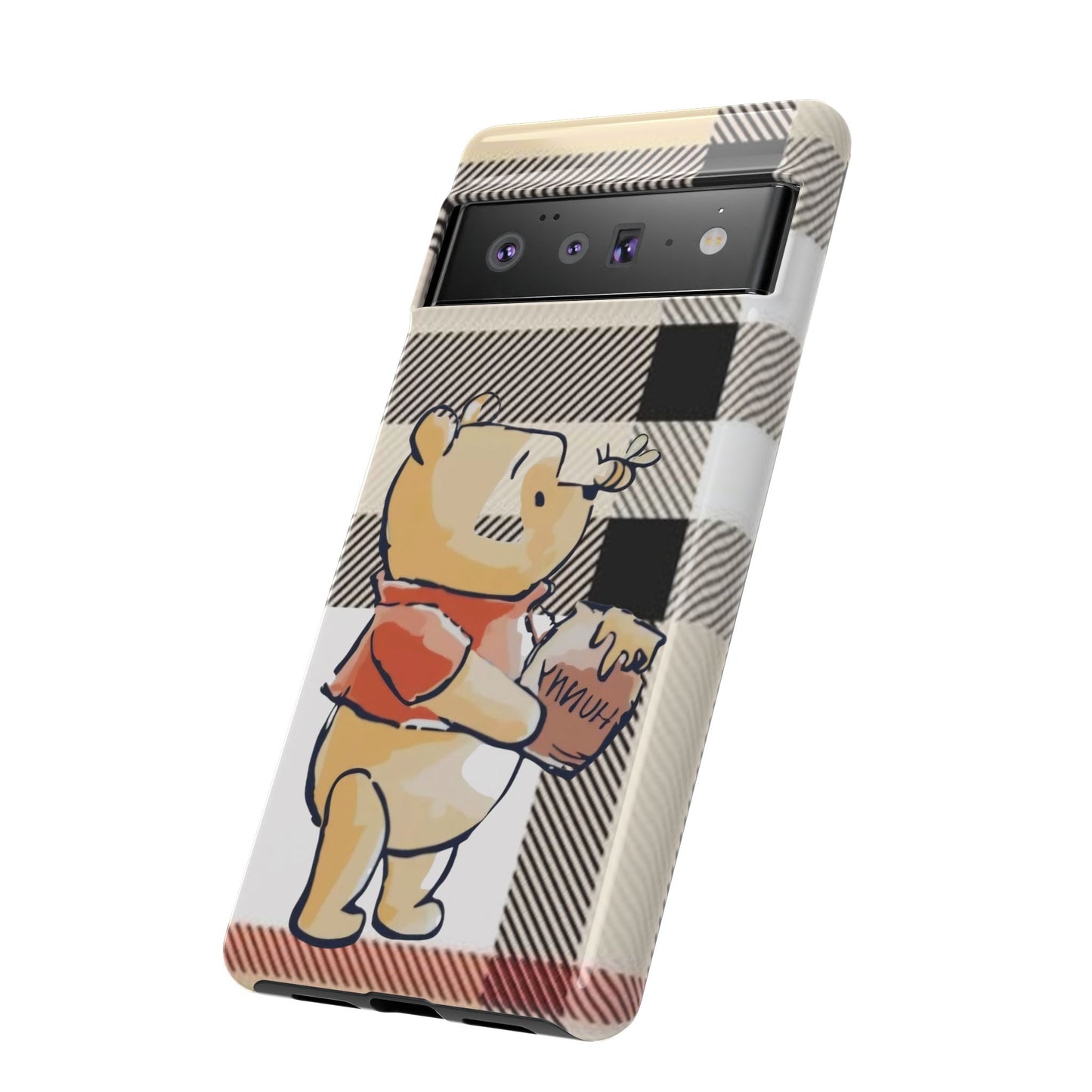 Cute Animal Phone Case, Winnie the Pooh Design, Gift for Kids, Character Case,