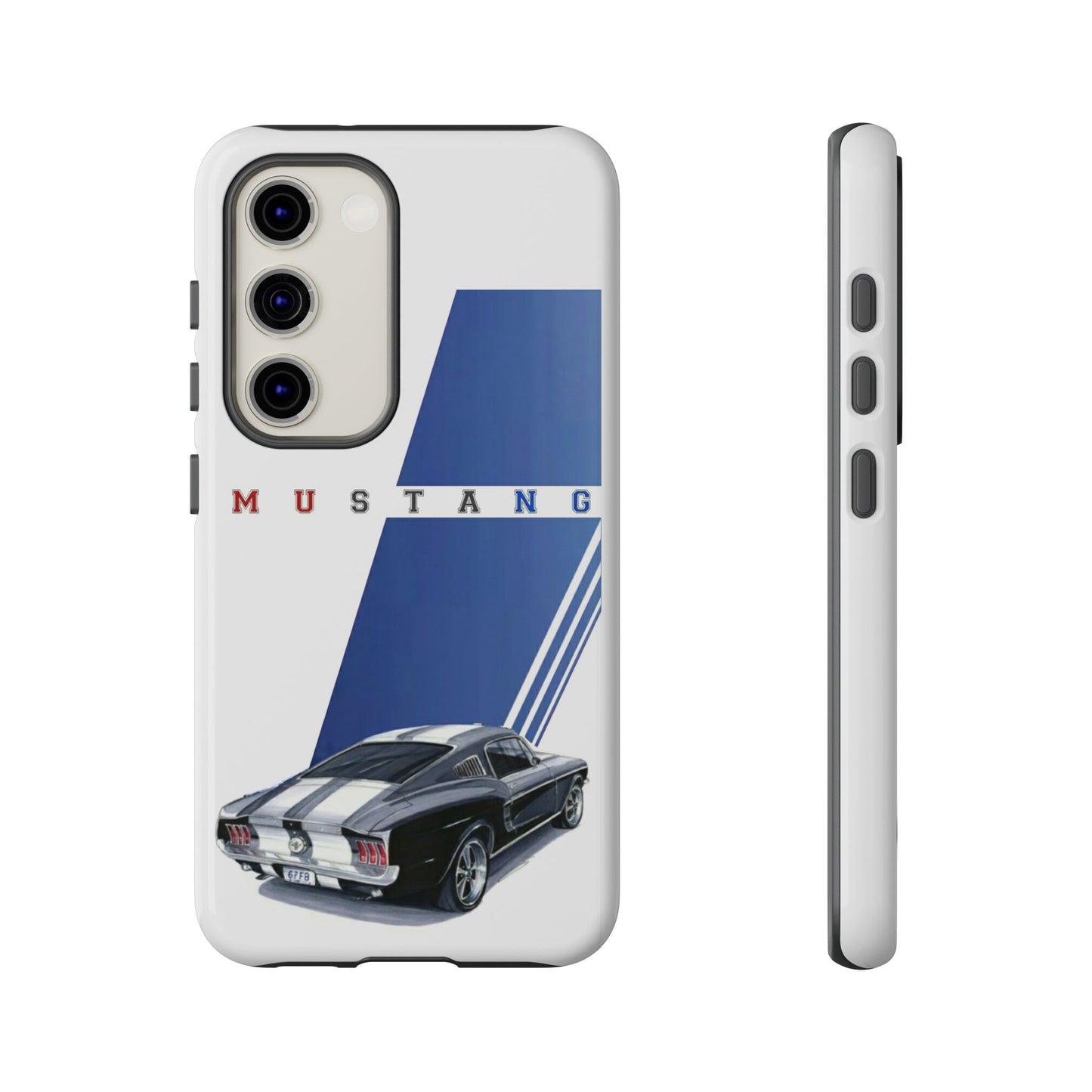 Mustang Car Art Tough Cases For iPhones, Samsung Galaxy and Google Pixel