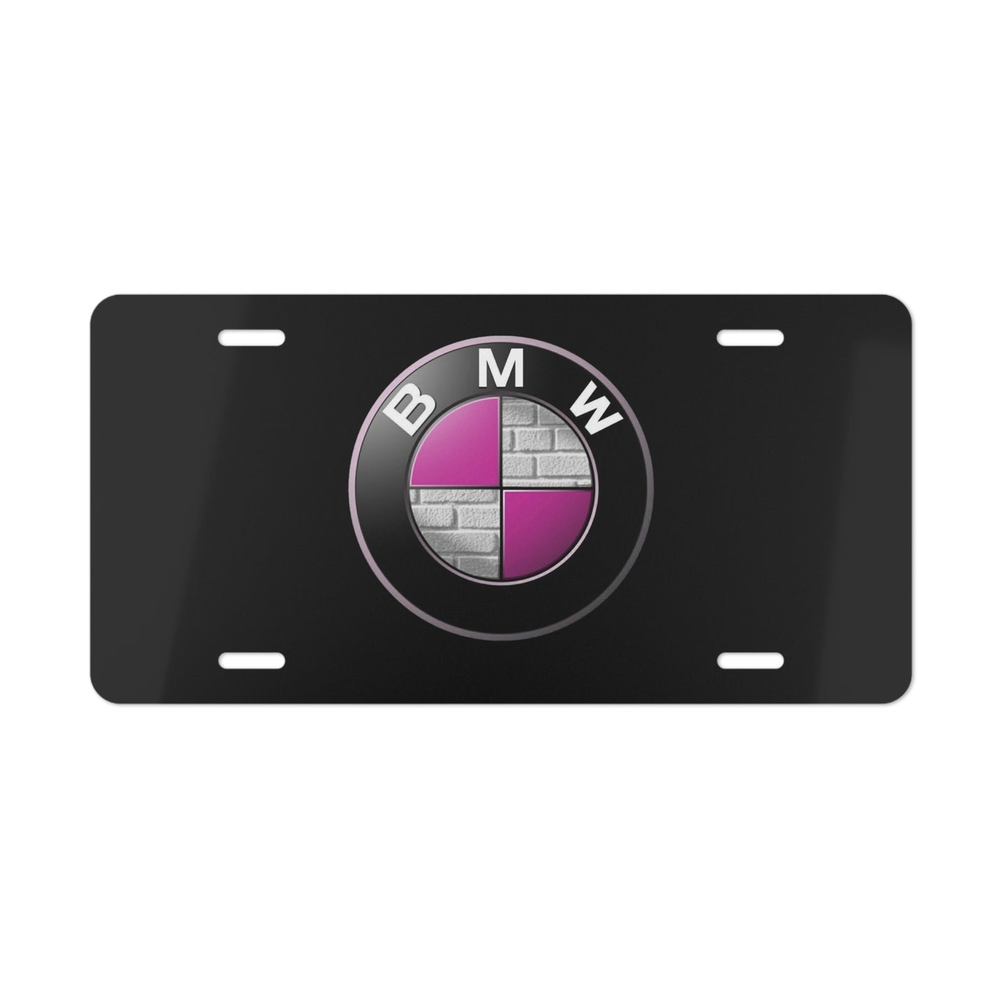 Pink BMW Vanity License Plate For Beamer Owner, Perfect For Gifting