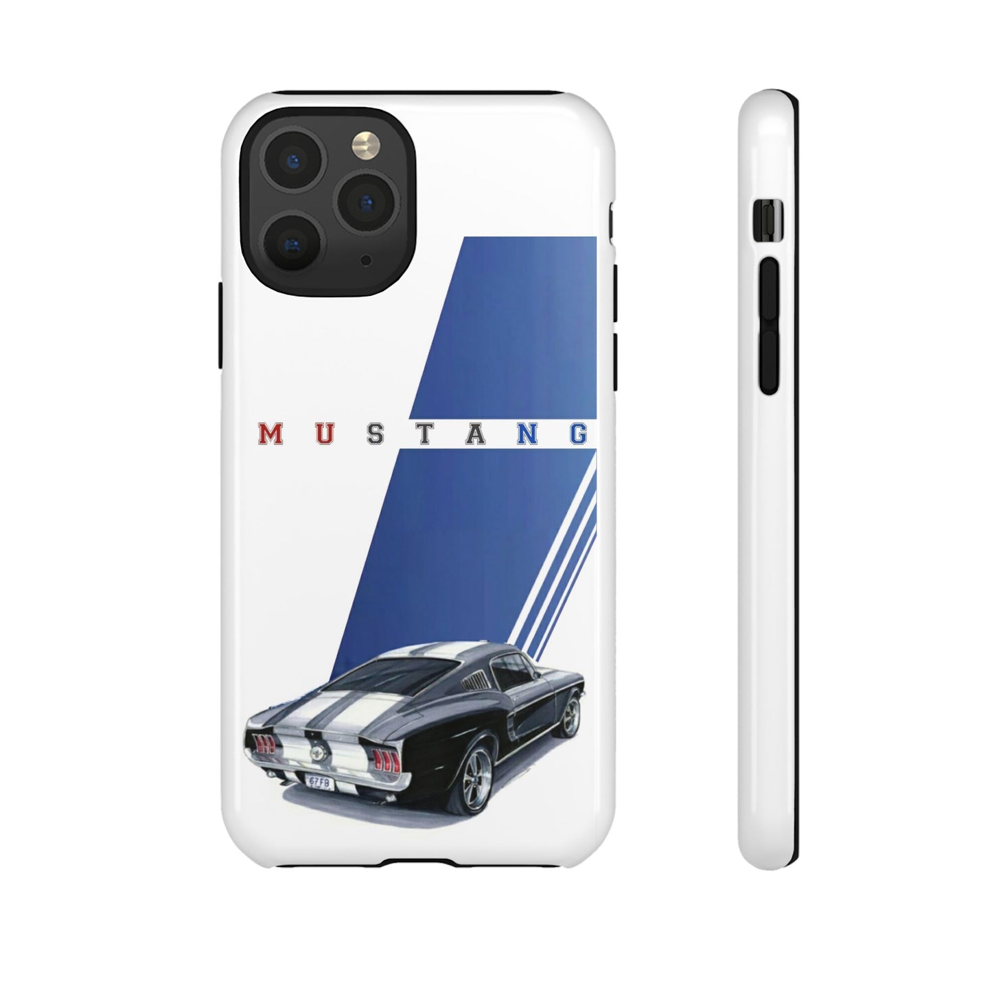 Mustang Car Art Tough Cases For iPhones, Samsung Galaxy and Google Pixel