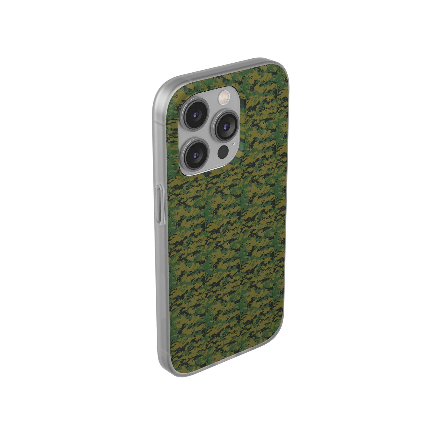 Marapat Pixelated Camo Flexible Phone Cases For iPhone and Samsung Galaxy