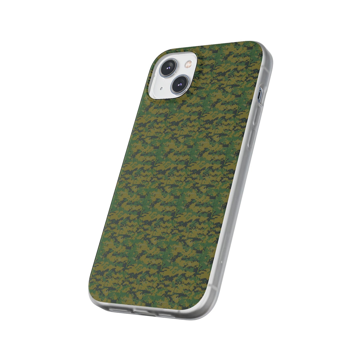 Marapat Pixelated Camo Flexible Phone Cases For iPhone and Samsung Galaxy