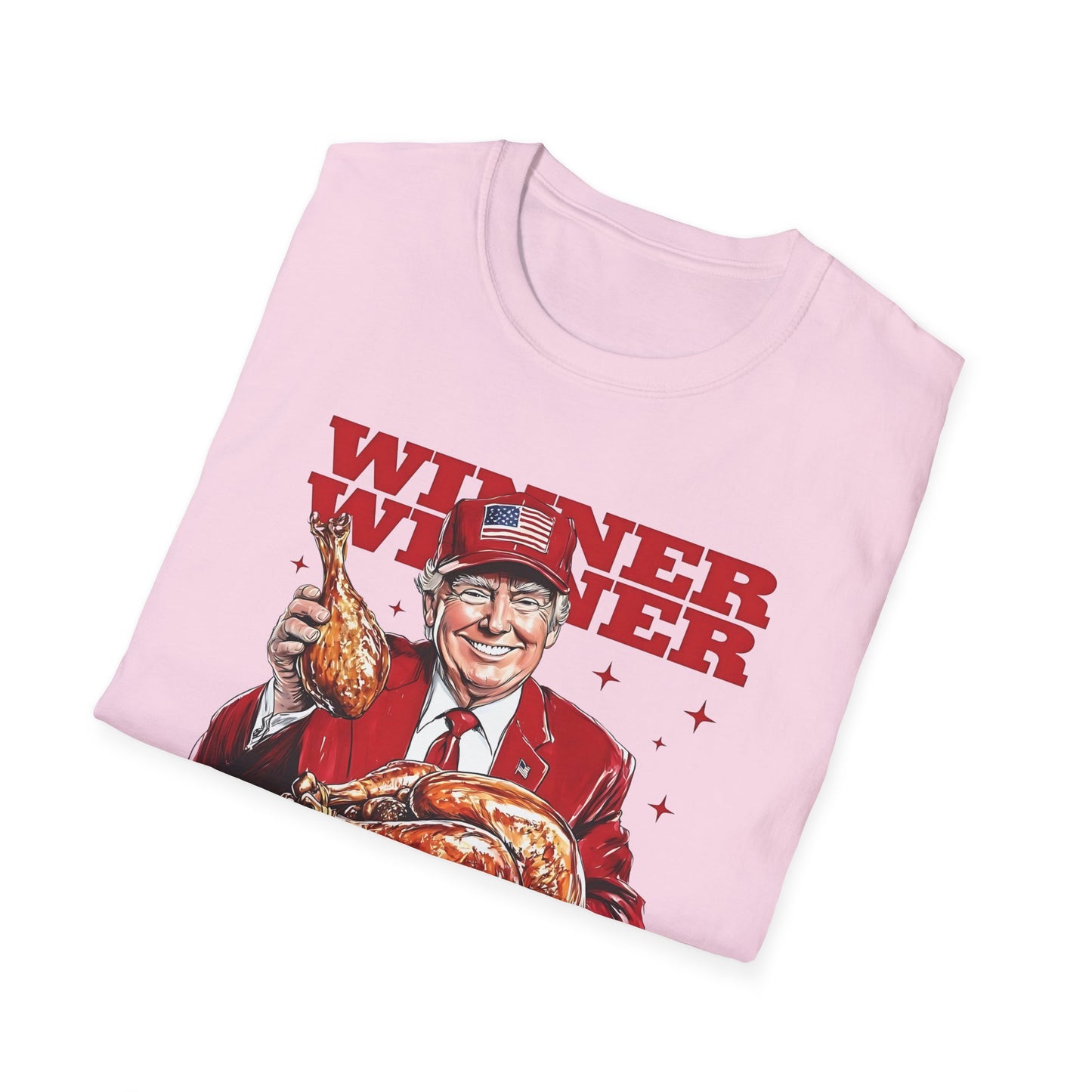 Trump 'Winner Winner Turkey Dinner' Graphic T-Shirt, President Inauguration