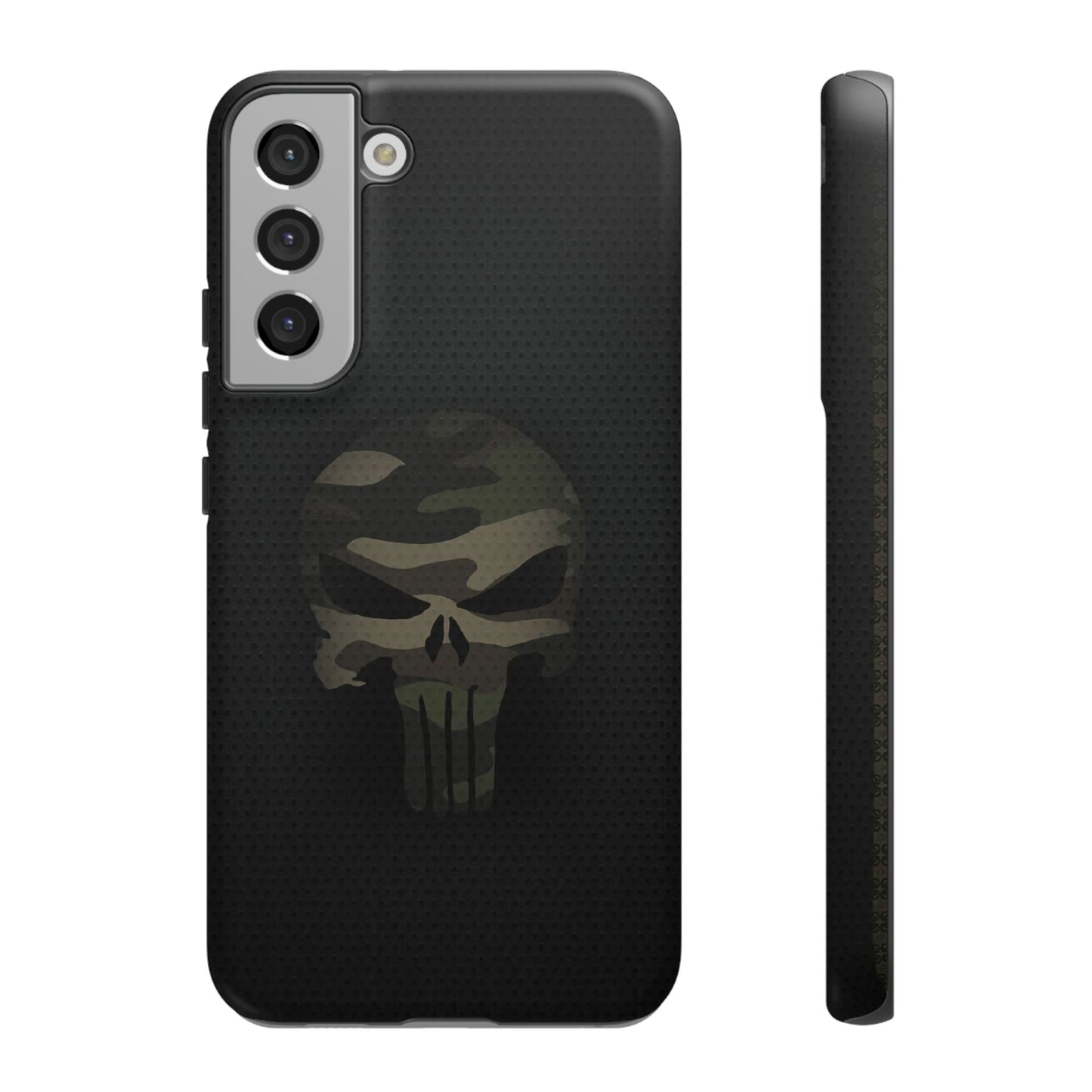 Camo Green Tough Case For iPhone, Samsung Galaxy, Pixel, Punisher Graphic