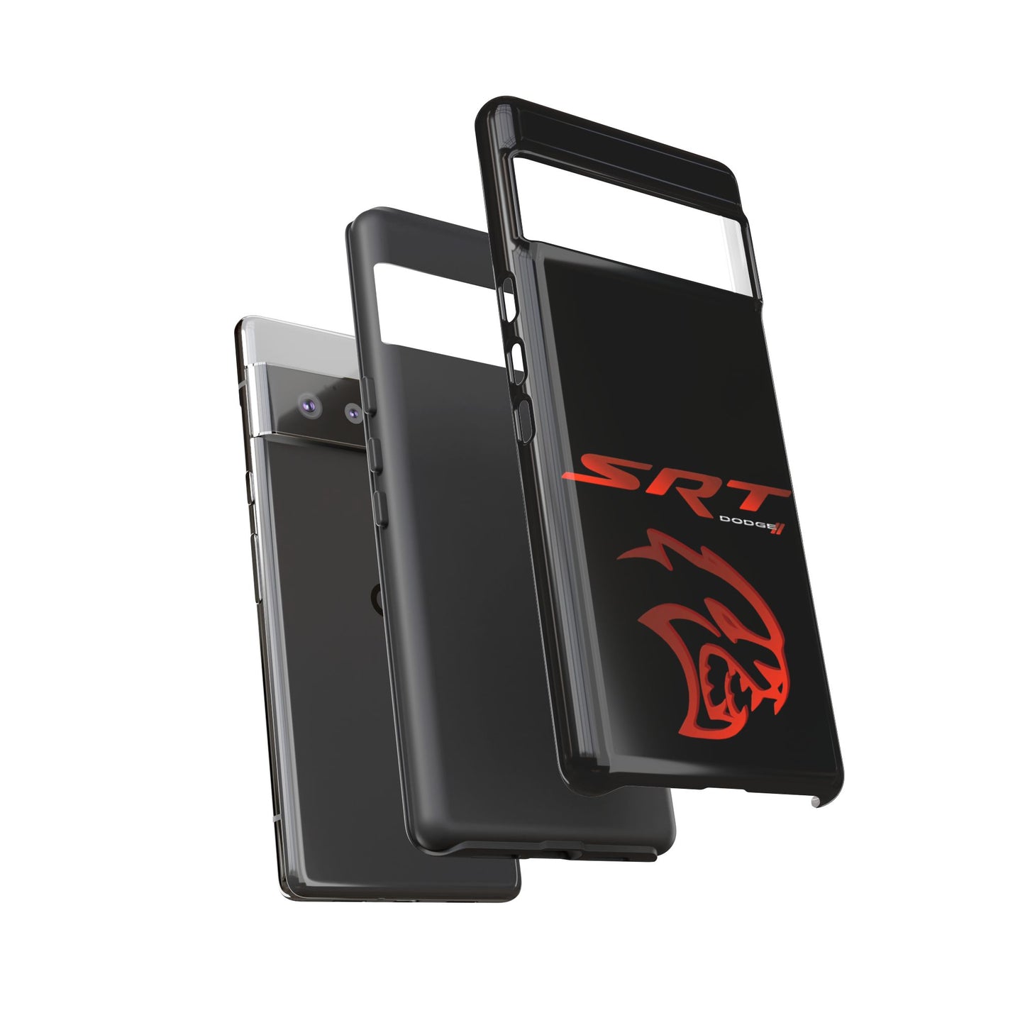 Black SRT Tough Case for iPhones, Galaxy Phones and Google Pixel