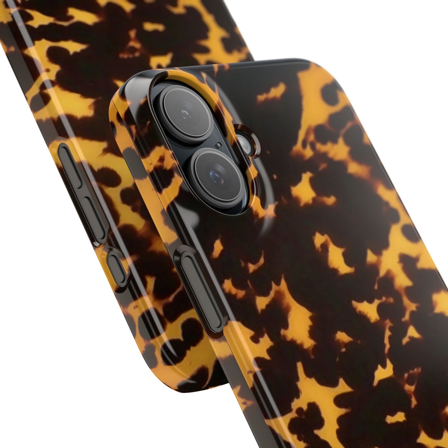 Two Tone Tortoiseshell iPhone Ultra Slim Cases, Glossy Finish