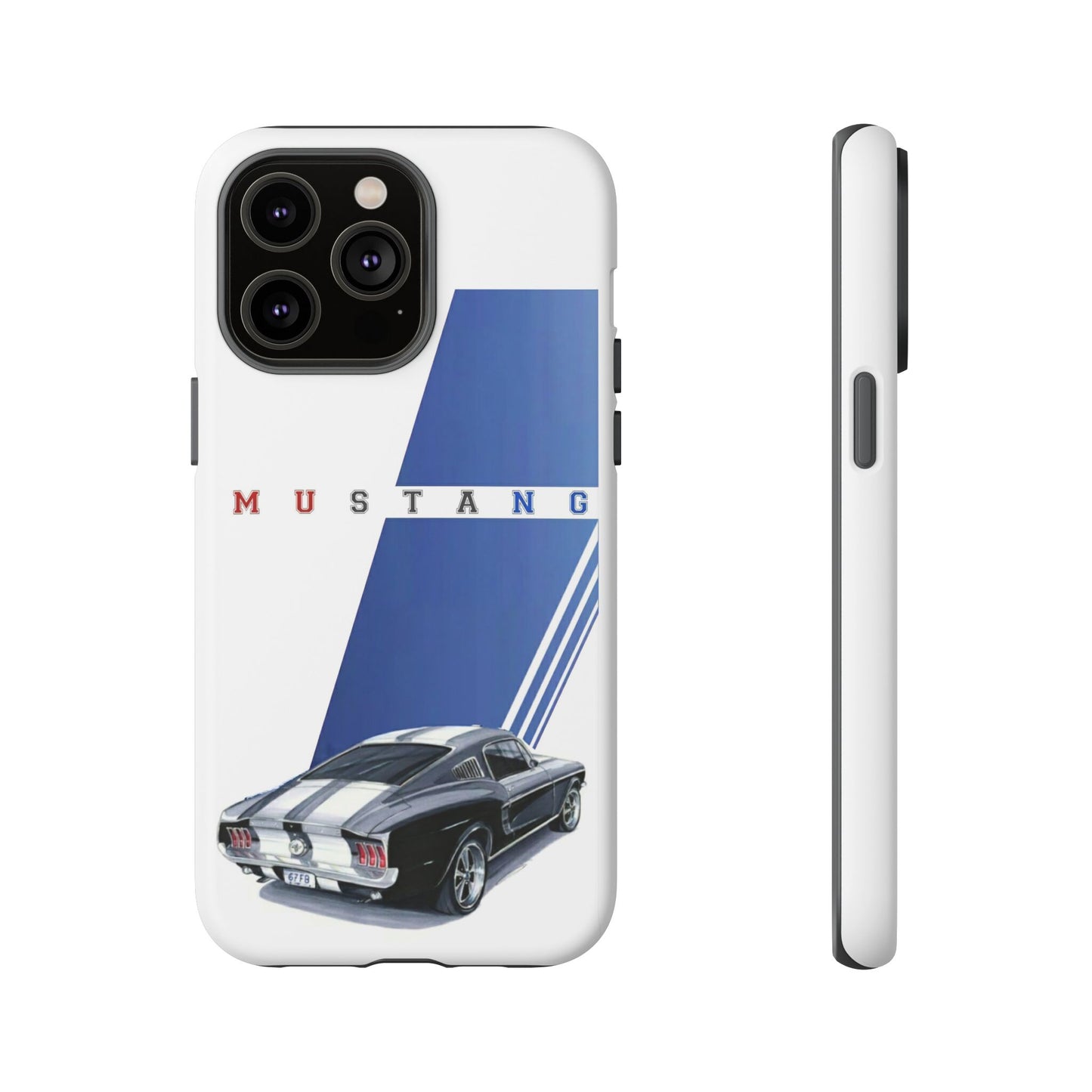 Mustang Car Art Tough Cases For iPhones, Samsung Galaxy and Google Pixel