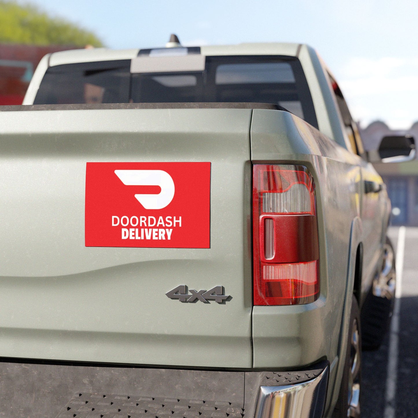 Red Door Dash Delivery Driver Car Magnets Bumper Sticker Decal Free Shipping