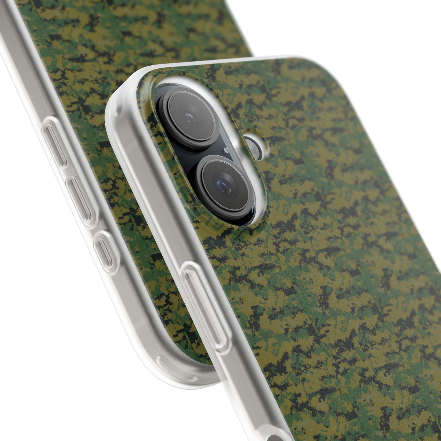 Marapat Pixelated Camo Flexible Phone Cases For iPhone and Samsung Galaxy