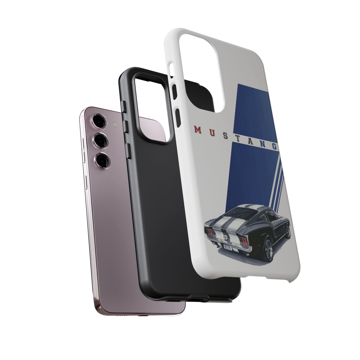 Mustang Car Art Tough Cases For iPhones, Samsung Galaxy and Google Pixel