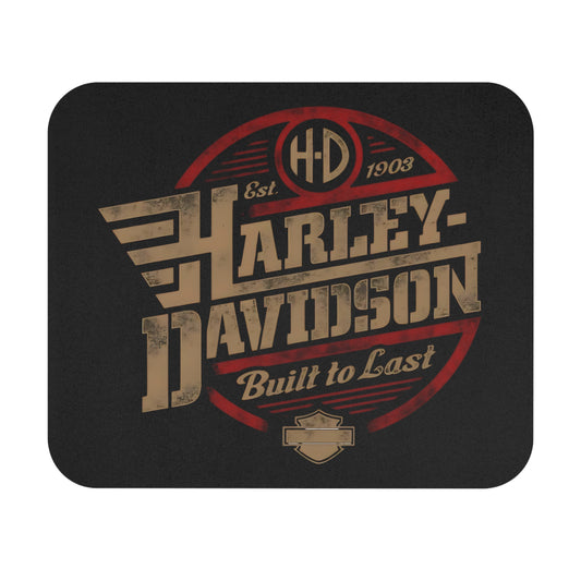 Mouse Pad (Rectangle), Harley Built To Last, Davidson Motorcycle Design