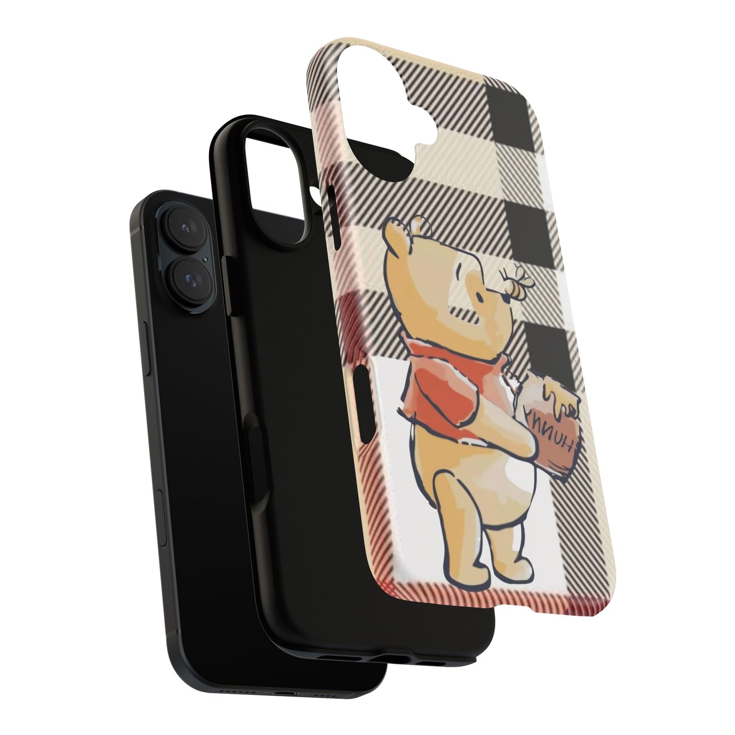 Cute Animal Phone Case, Winnie the Pooh Design, Gift for Kids, Character Case,